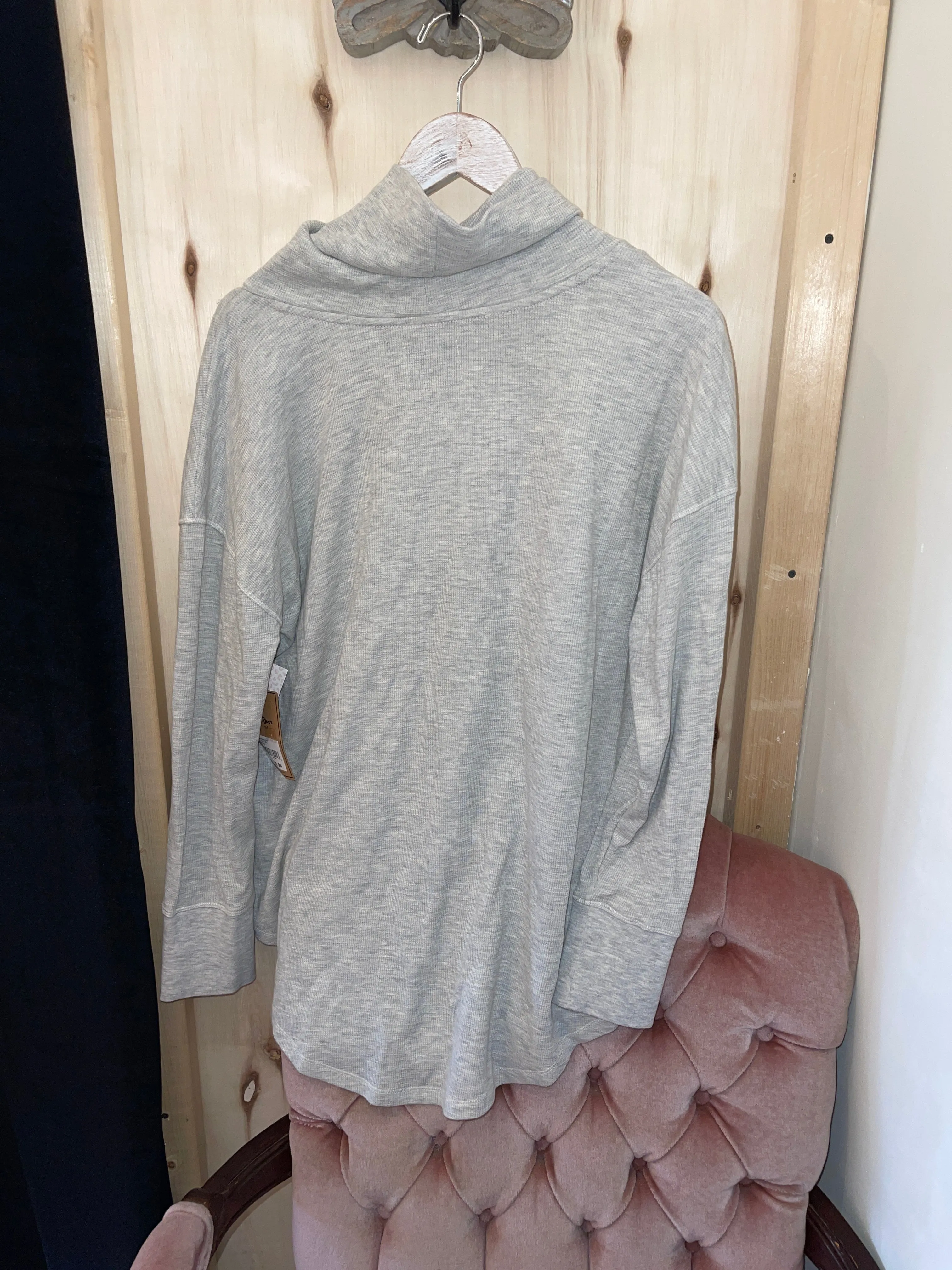 Grey Turtleneck Long Sleeve