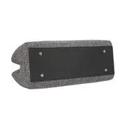 Grey Tweed Double Compartment Grab Bag