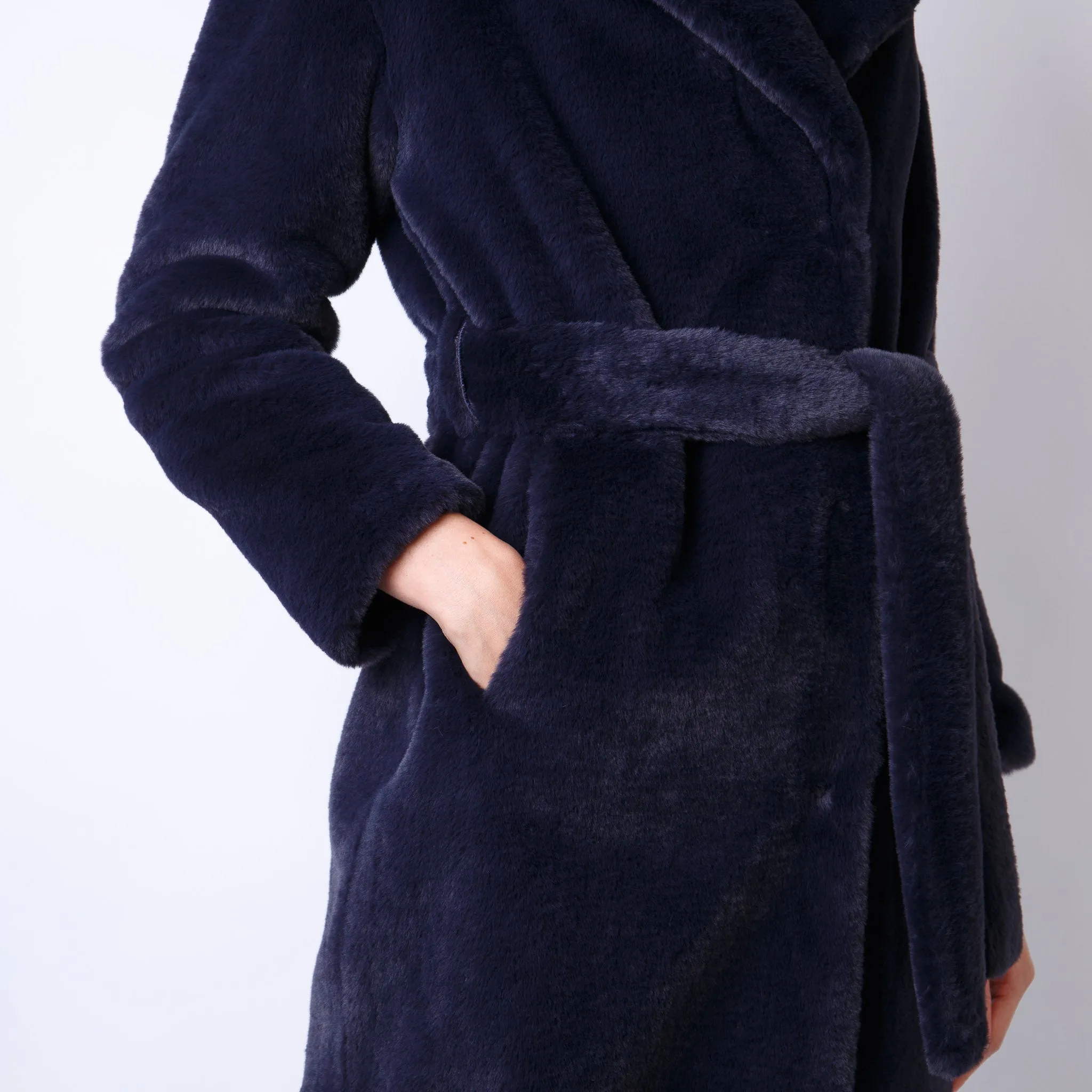 HERNO COAT CA000543D 124229202 BLUE