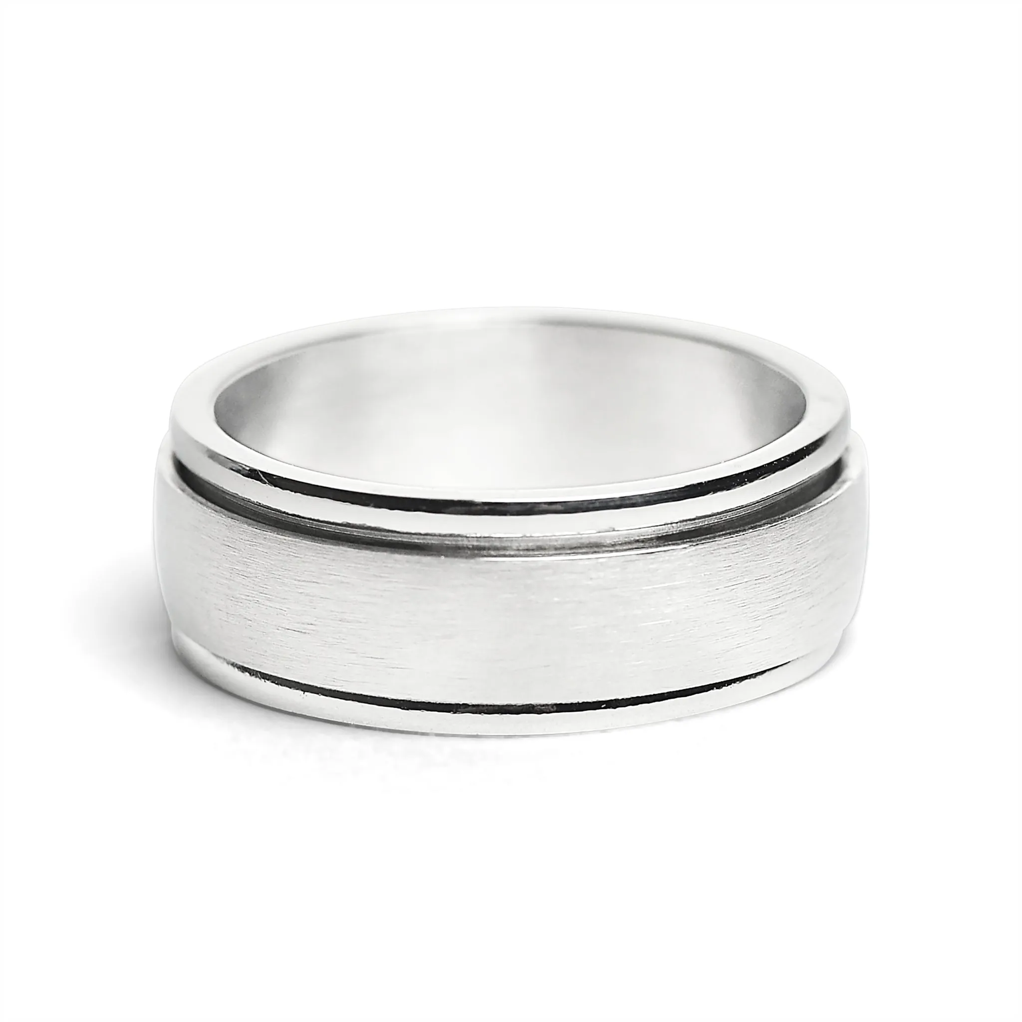 Highly Polished Stainless Steel Spinner Center Ring / SRJ0004