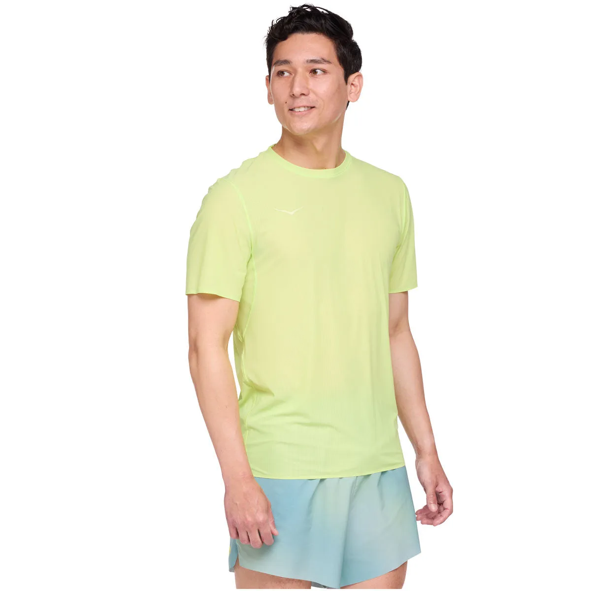 Hoka Airolite Run Short Sleeve Tee - Mens - Lettuce