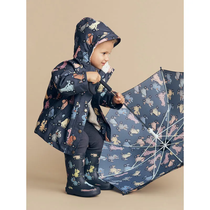 Huxbaby Dino Racer Raincoat