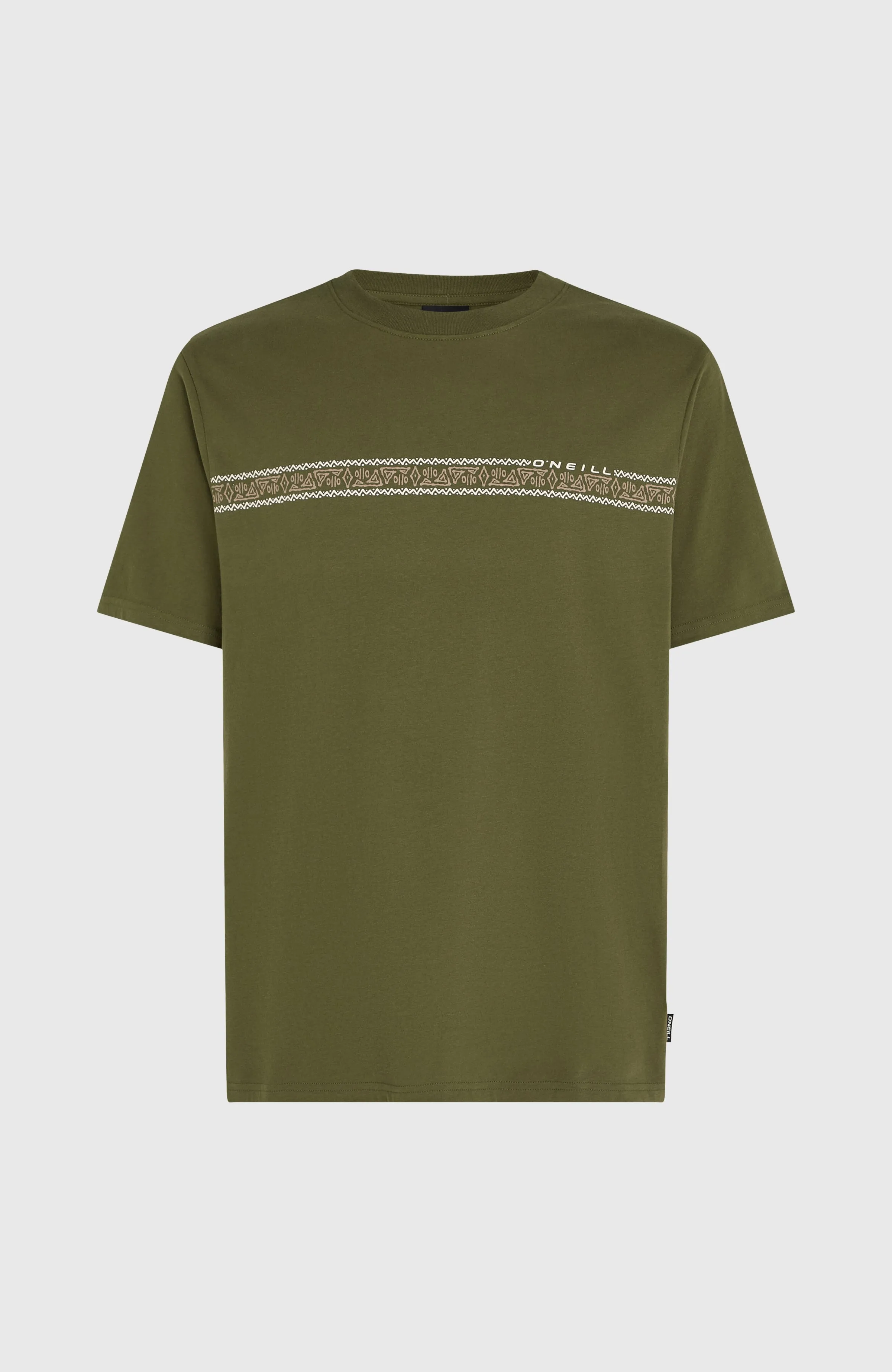 Ikat Stripe T-Shirt | Forest Night