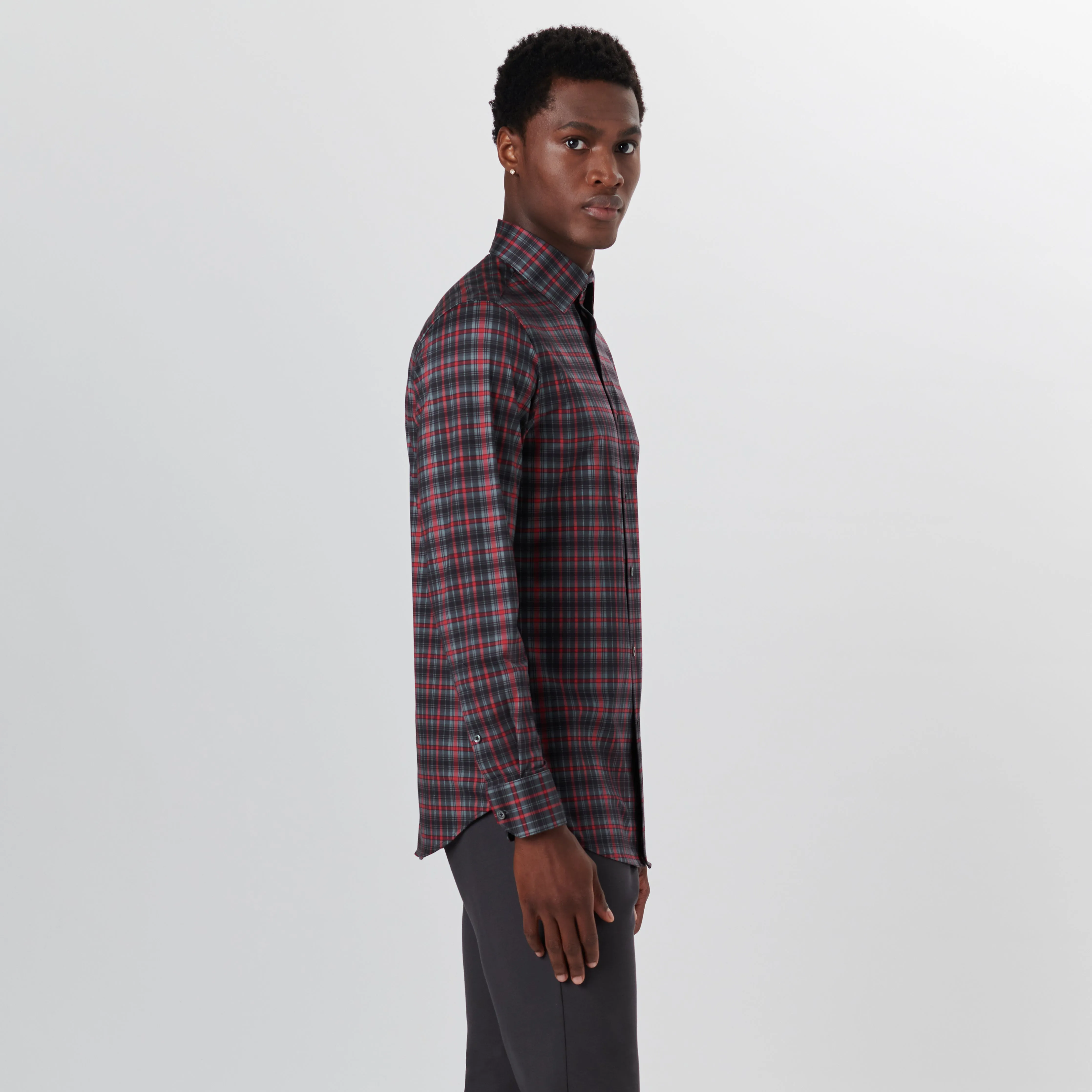 JAMES Tartan Check OoohCotton Shirt