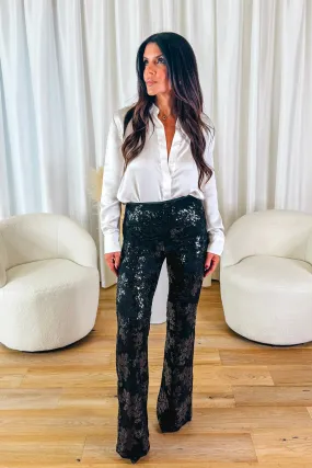 Jennie Lace Boot Cut Pants