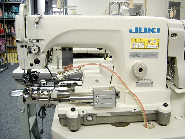 Juki DLN-6390-7 Automatic Cylinder Bed Bottom Hemmer Machine