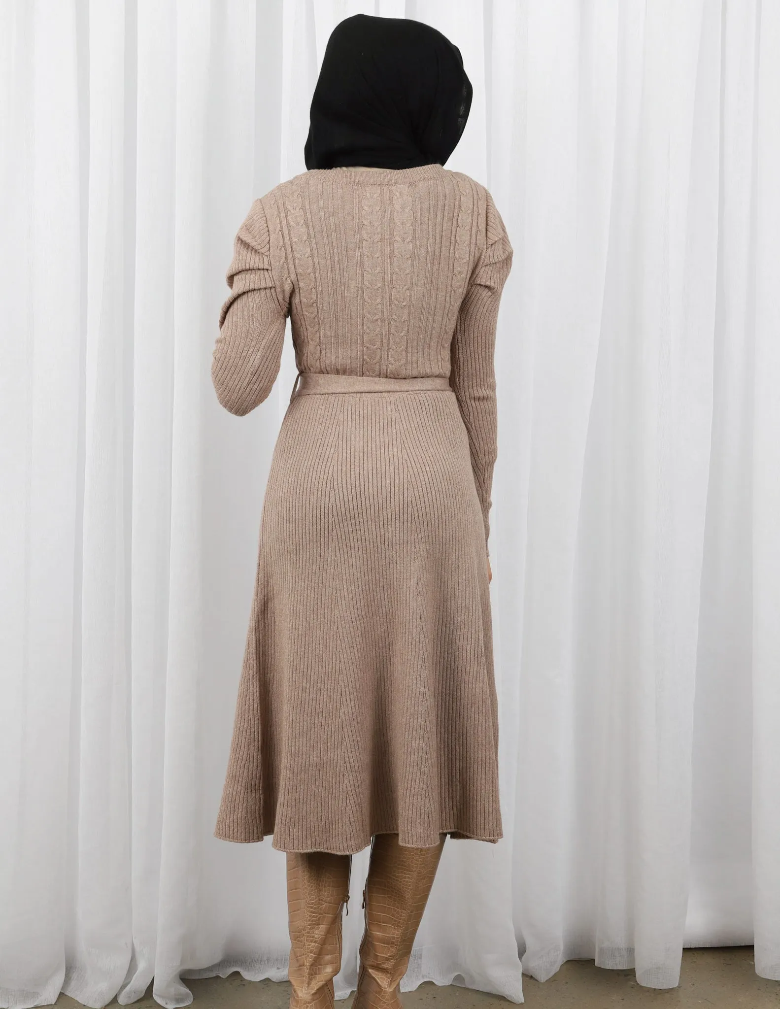 Julia Puff Sleeve Knit Dress