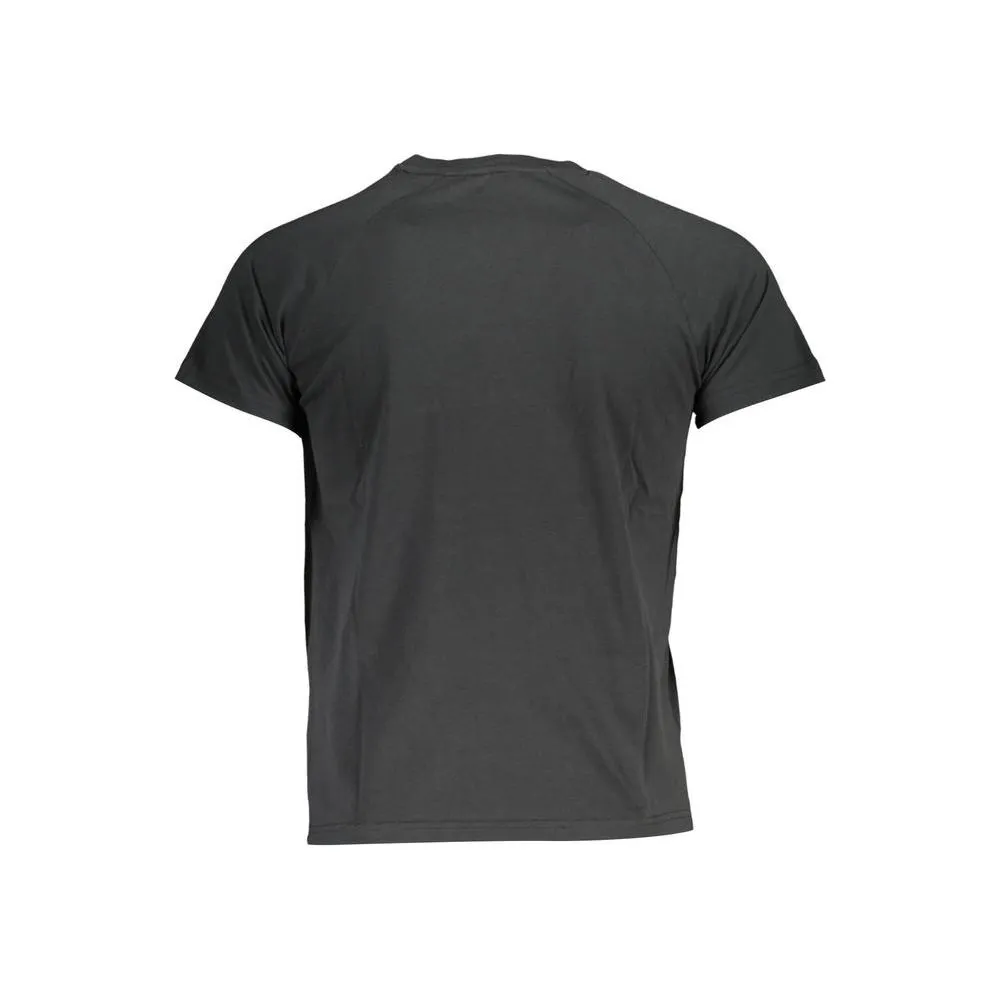 K-WAY Sleek Cotton Round Neck Tee with Logo Detail