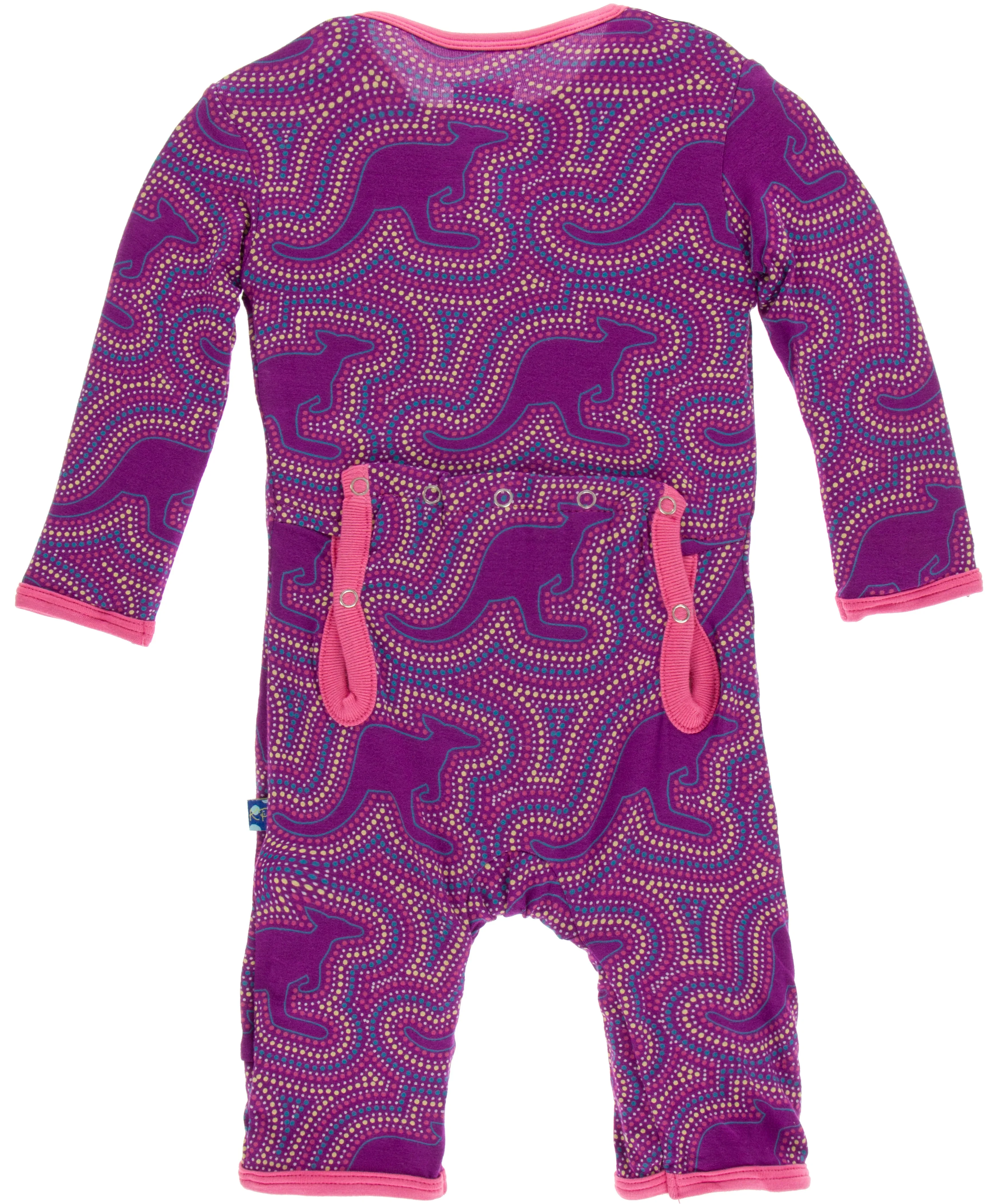 KicKee Pants Starfish Kangaroo Coverall with Snaps