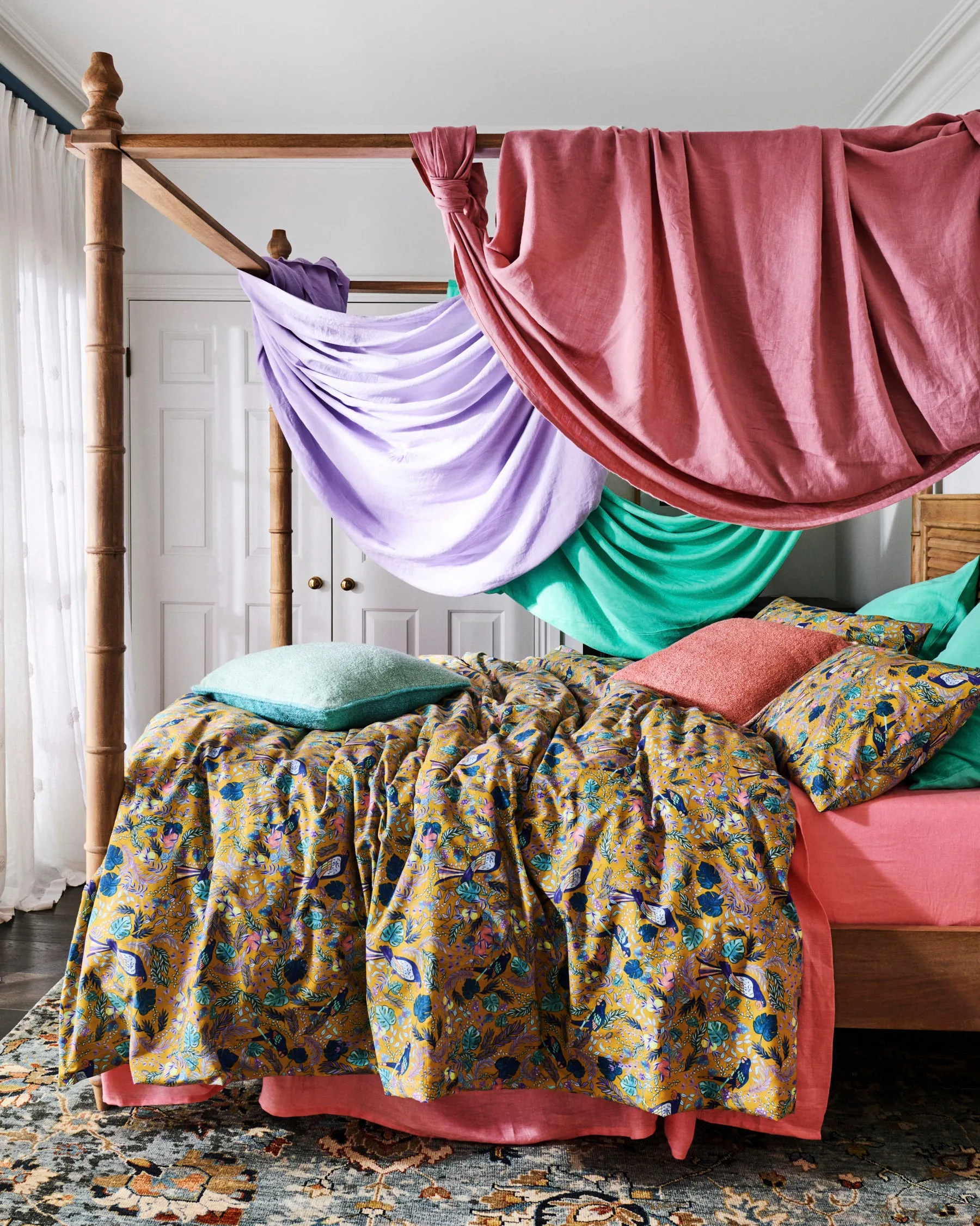 Kip & Co Birds Of Paradise Organic Cotton Quilt Cover