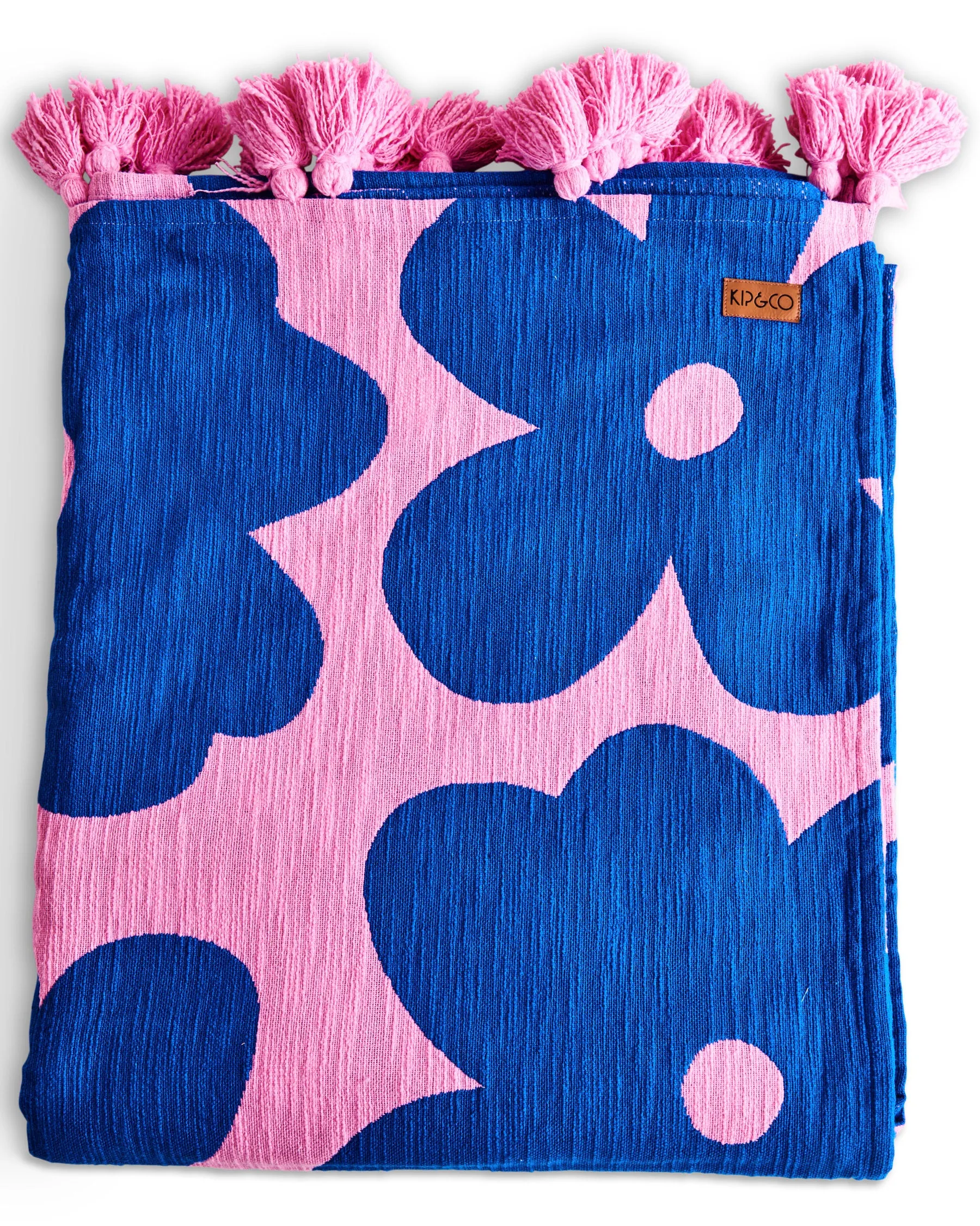 Kip & Co Flower Face Woven Throw