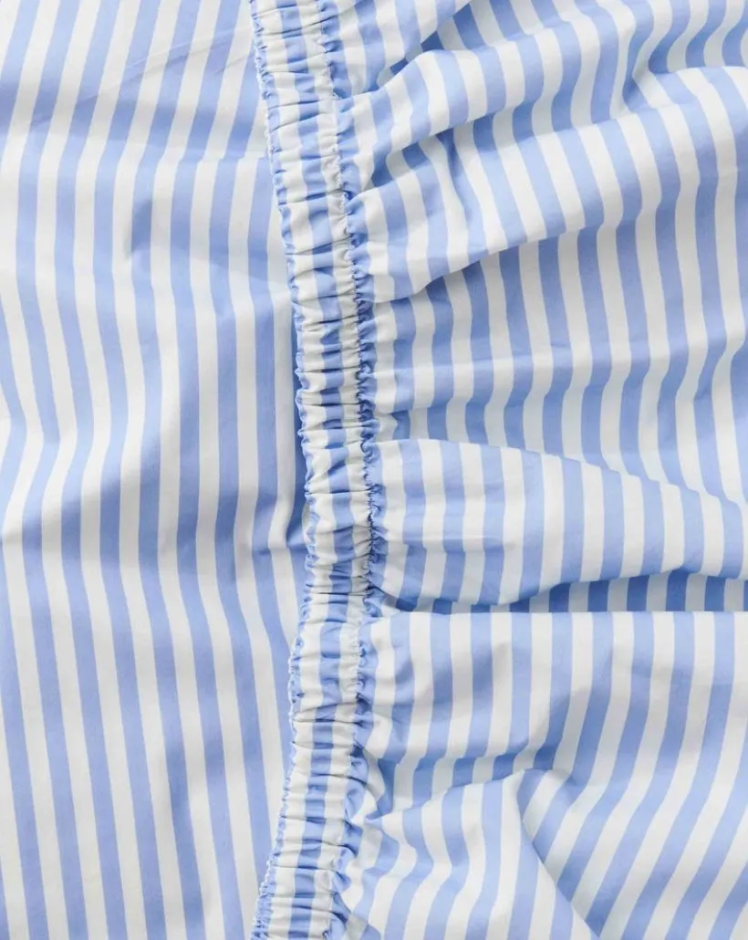 Kip & Co Seaside Stripe Organic Cotton Fitted Sheet