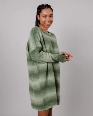 Knitted Alpaca Dress Moss