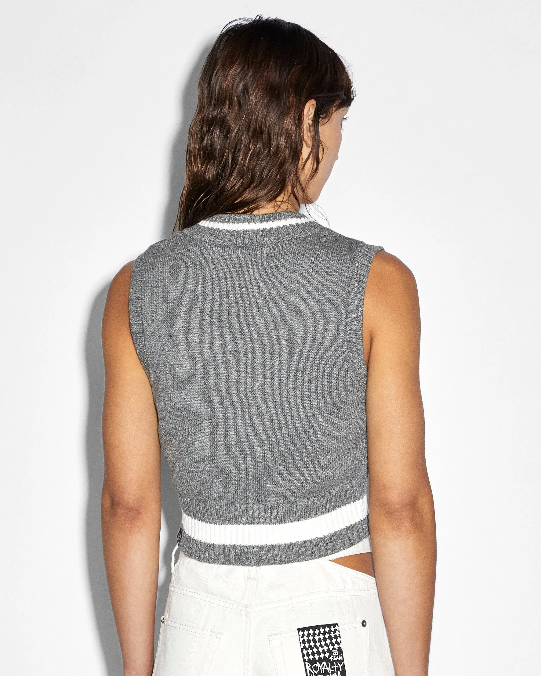 Ksubi Skipper Vest - Grey Marle