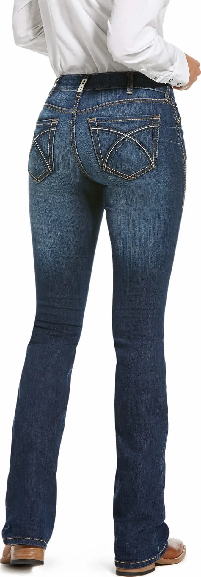 Ladies Ariat R.E.A.L Perfect Rise Stretch Rosa Boot Cut Jean in LITA - 10027713