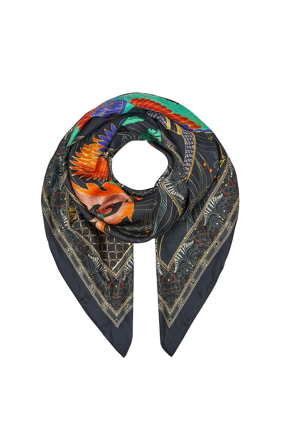 Large Square Scarf - Wise Wings