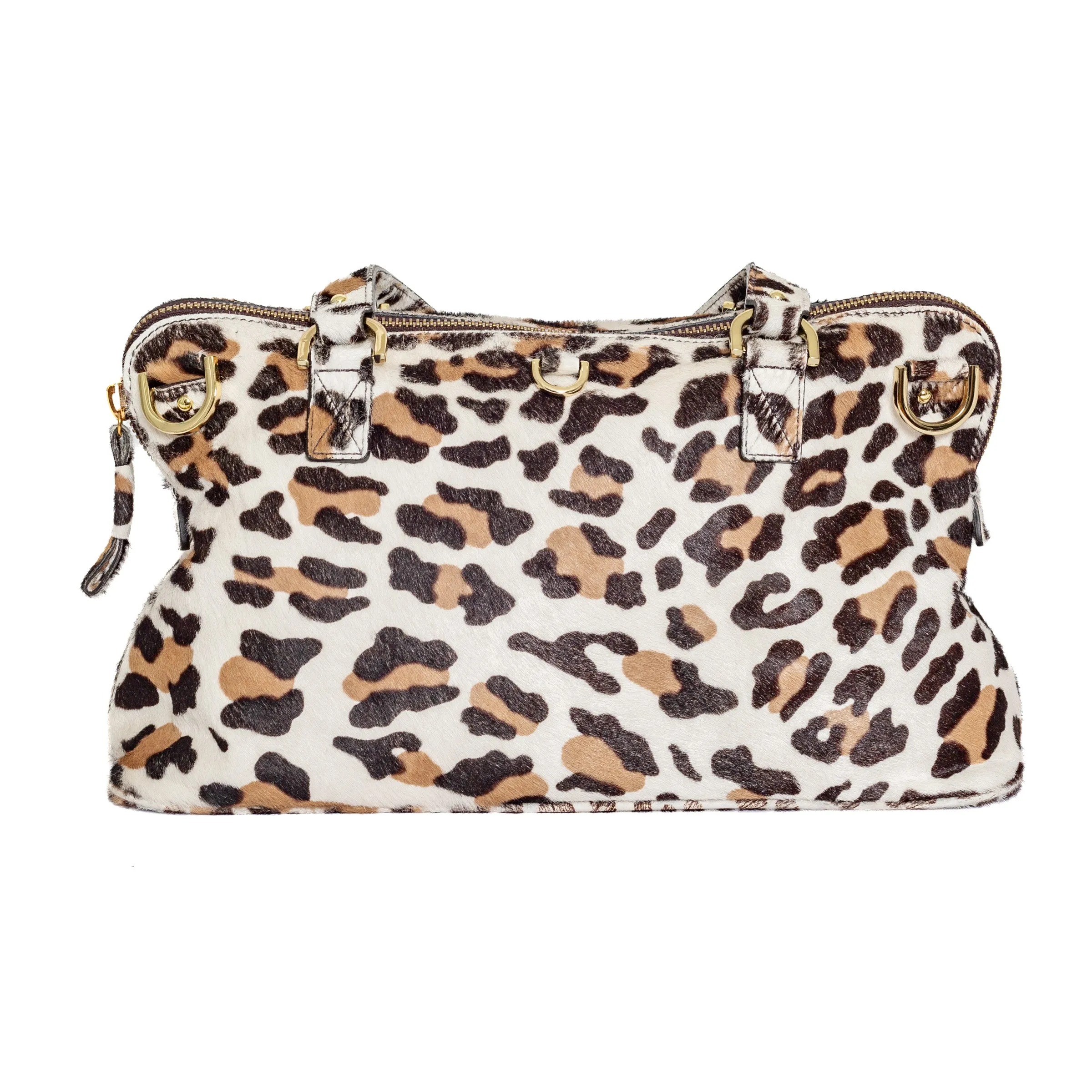 Leopard Print Pony Hair Bag