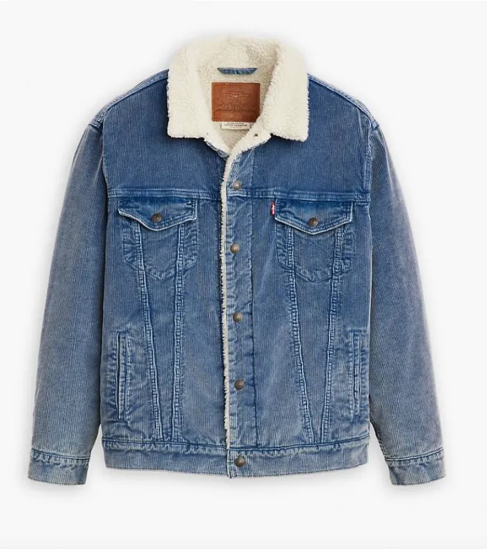 Levi's® Corduroy Relaxed Fit Trucker Jacket/Blue Spring - New AW24