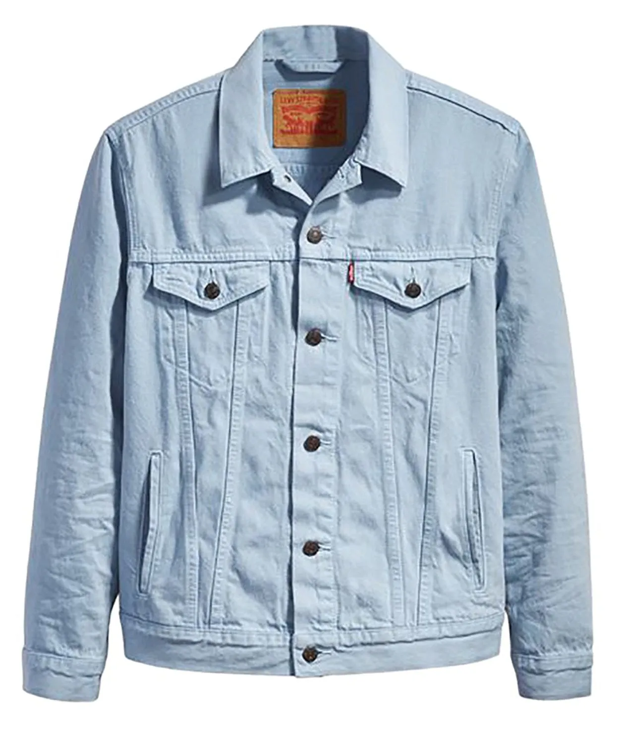 Levi's Men's Trucker Jacket Sky Blue - Garment Dye