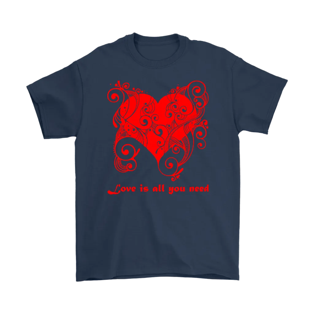 Love is all you need Hearts T-shirt