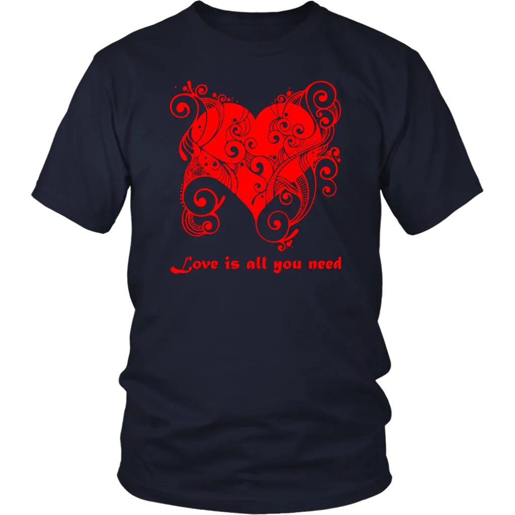 Love is all you need Hearts T-shirt