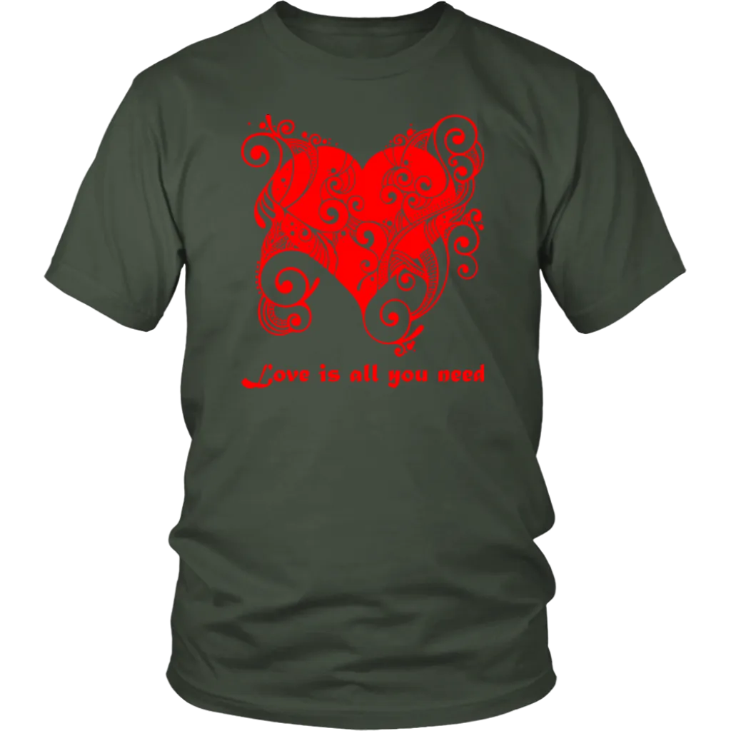 Love is all you need Hearts T-shirt