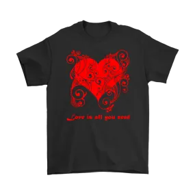 Love is all you need Hearts T-shirt