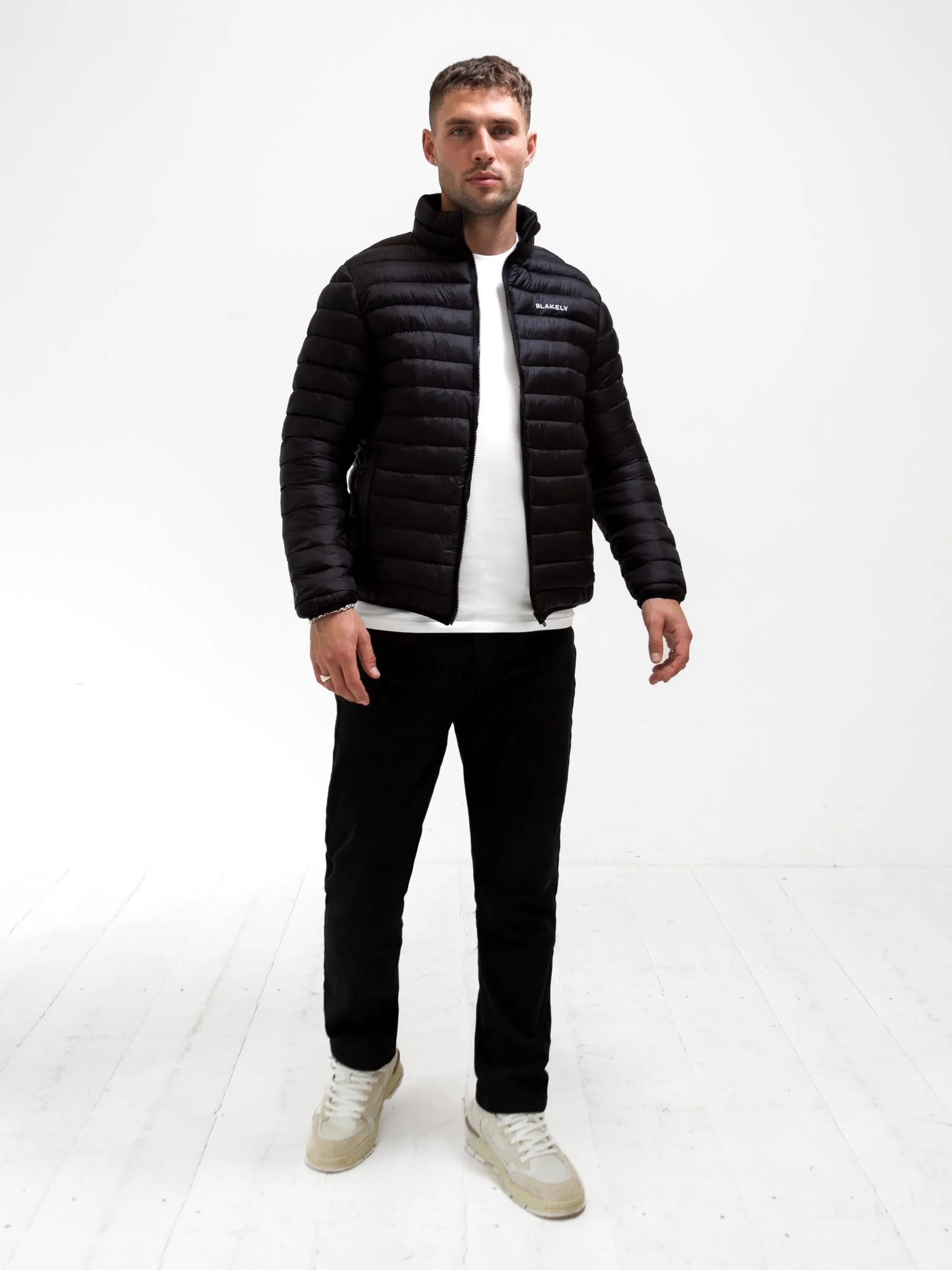 Lucas Lightweight Puffer Jacket - Black