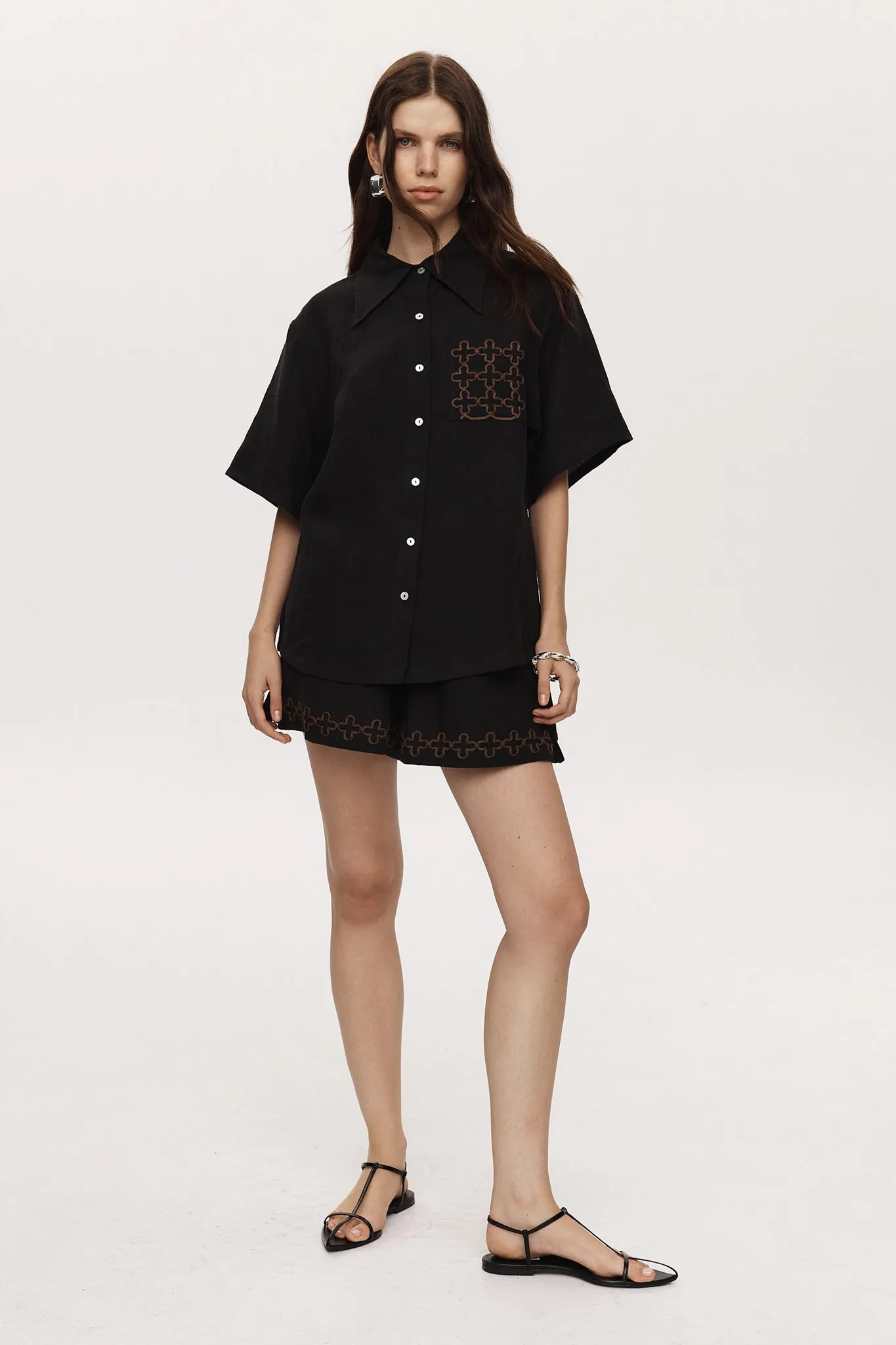 Marle Tegan Shirt - Black