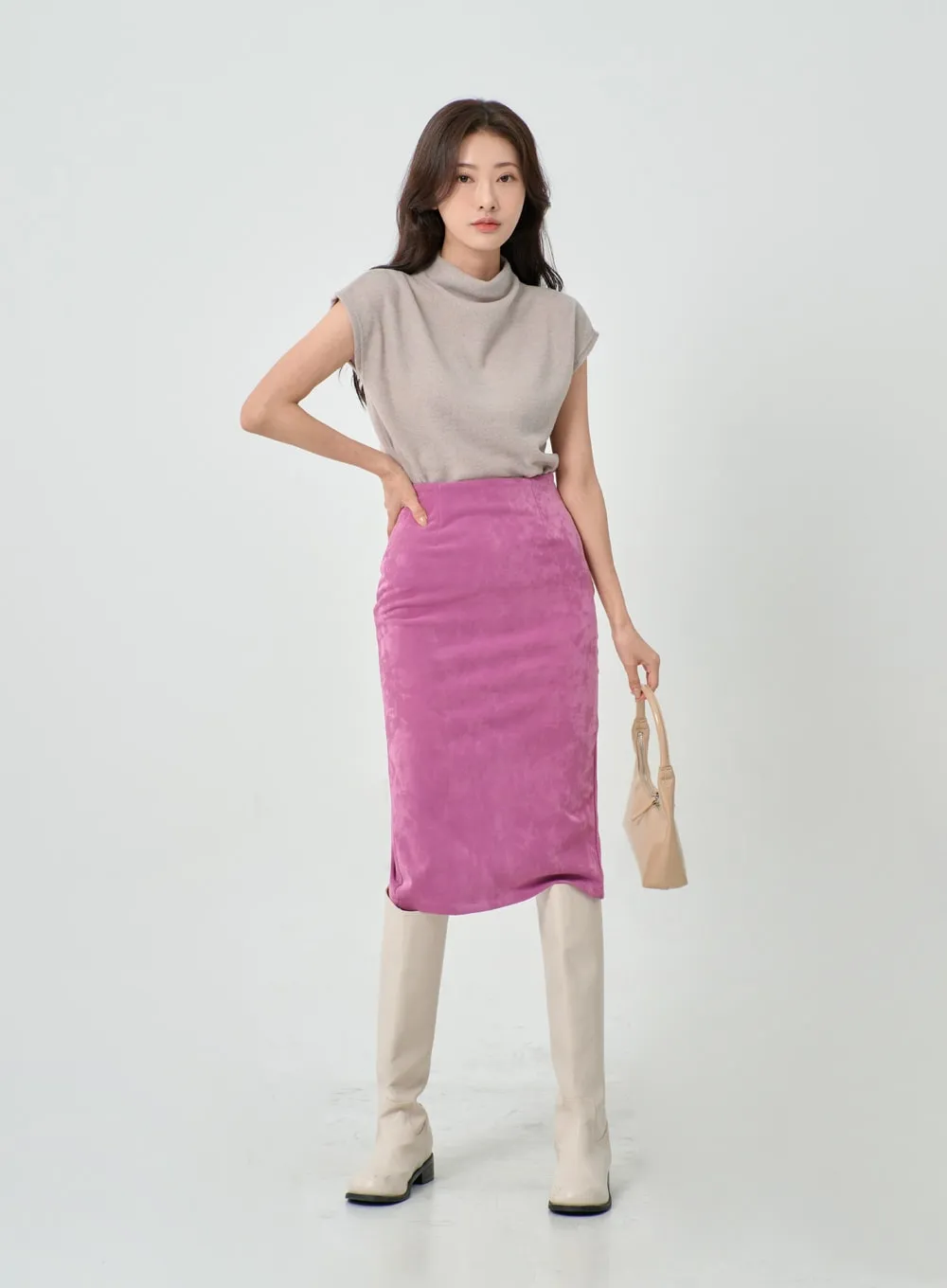 Midi Pencil Skirt IO27