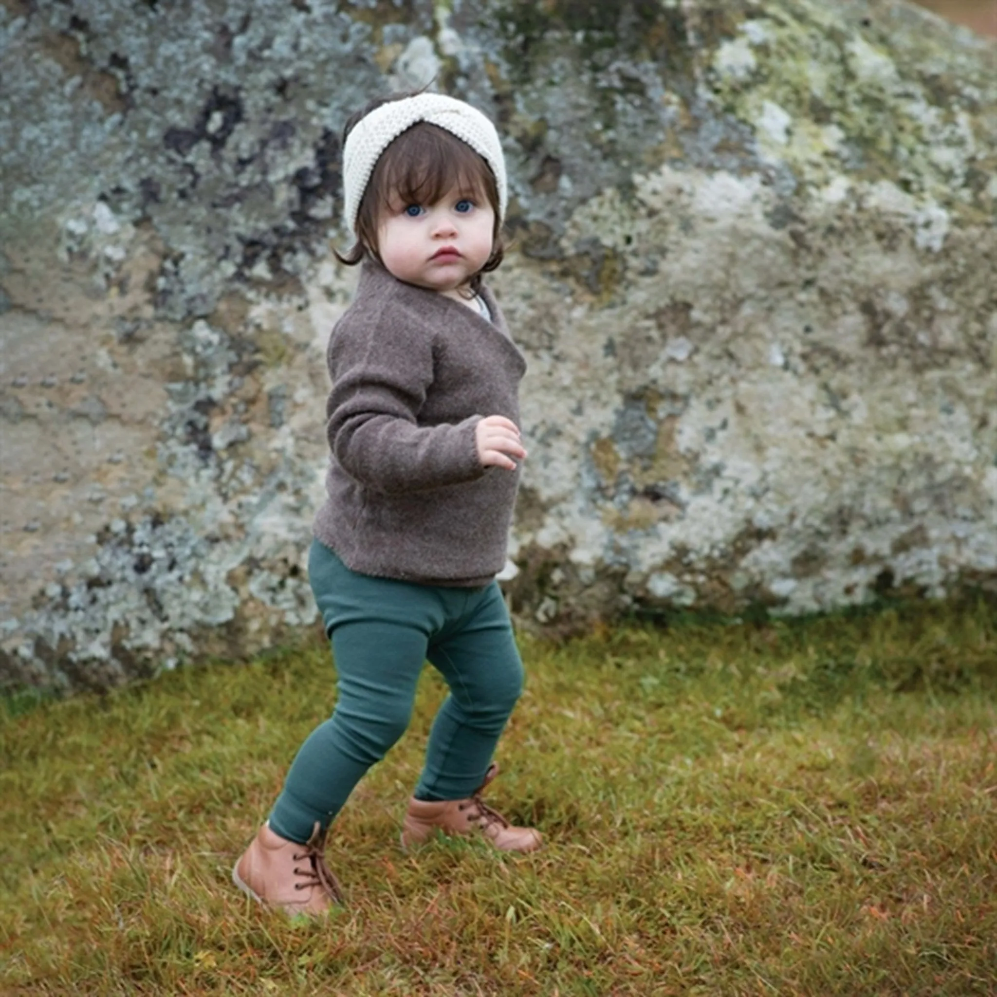 Minimalisma Koala Wrap Blouse Brown Sheep