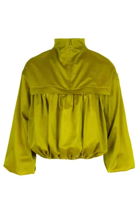 Mustard Turtleneck Blouse