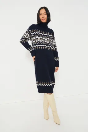 Navy Patrisse Knit Dress