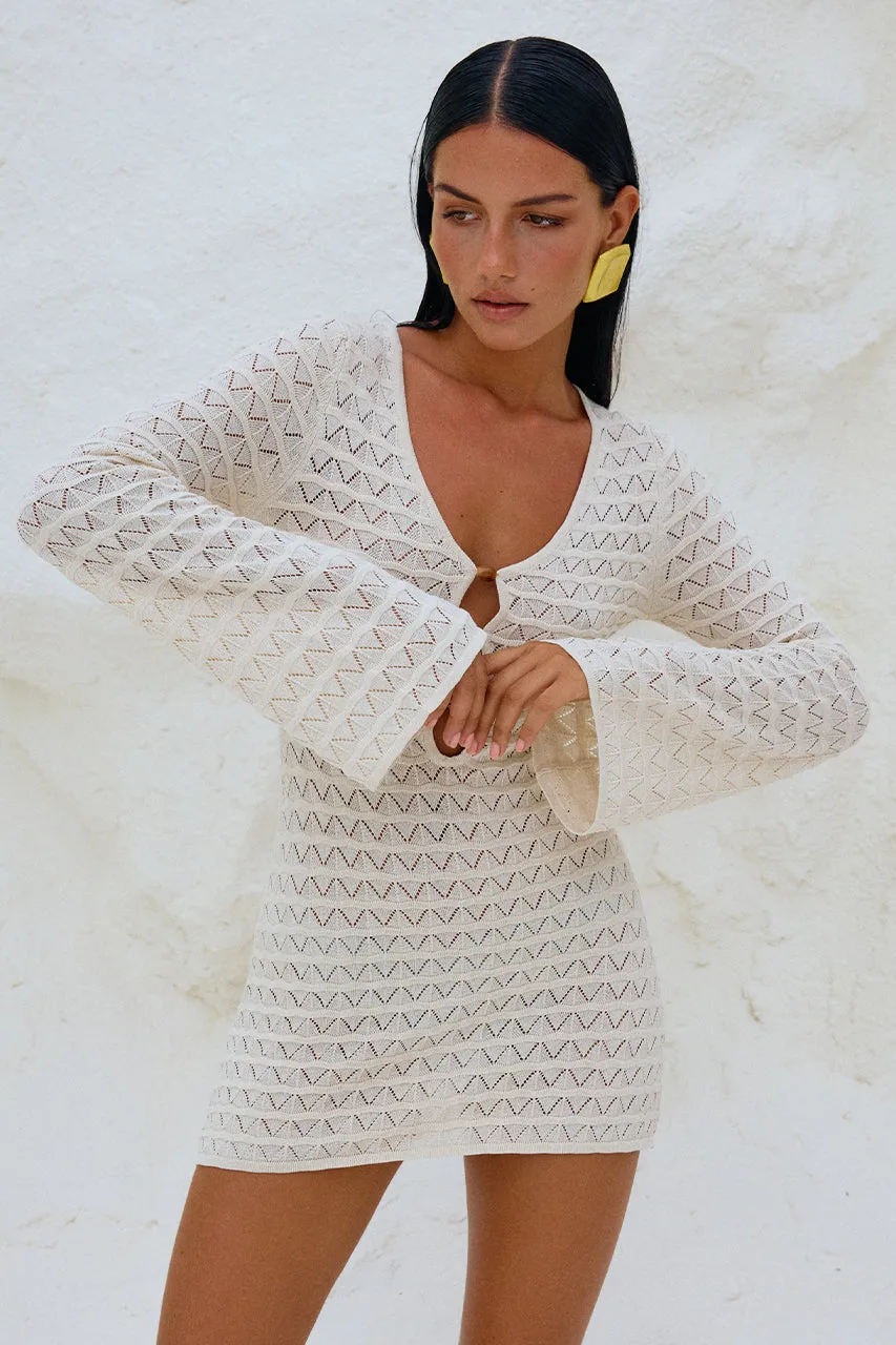 NYA MINI DRESS - IVORY