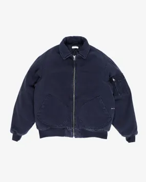 Pop Trading Company Flight Jacket Navy