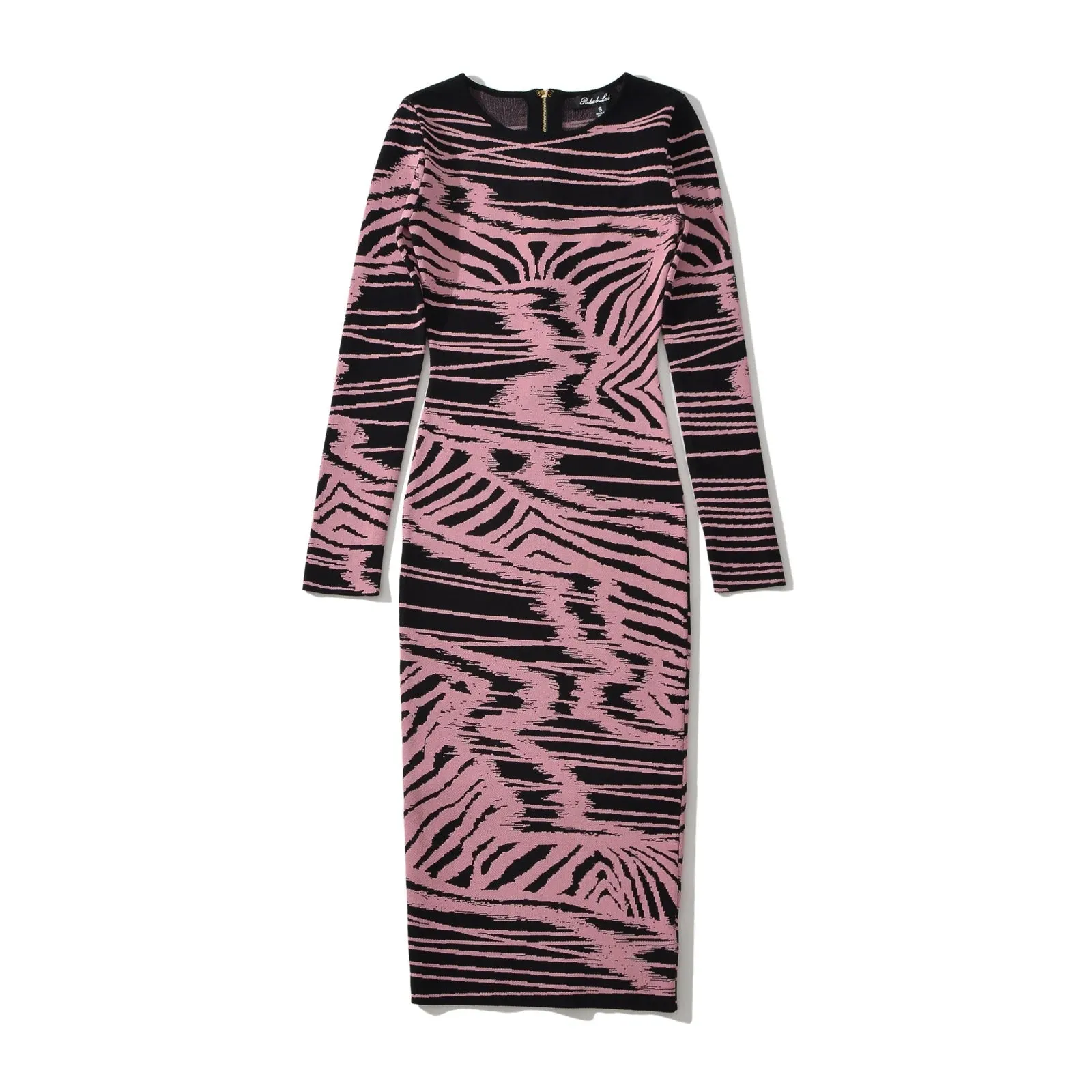 Pre Order:  Abstract Wave Jacquard Knit Dress