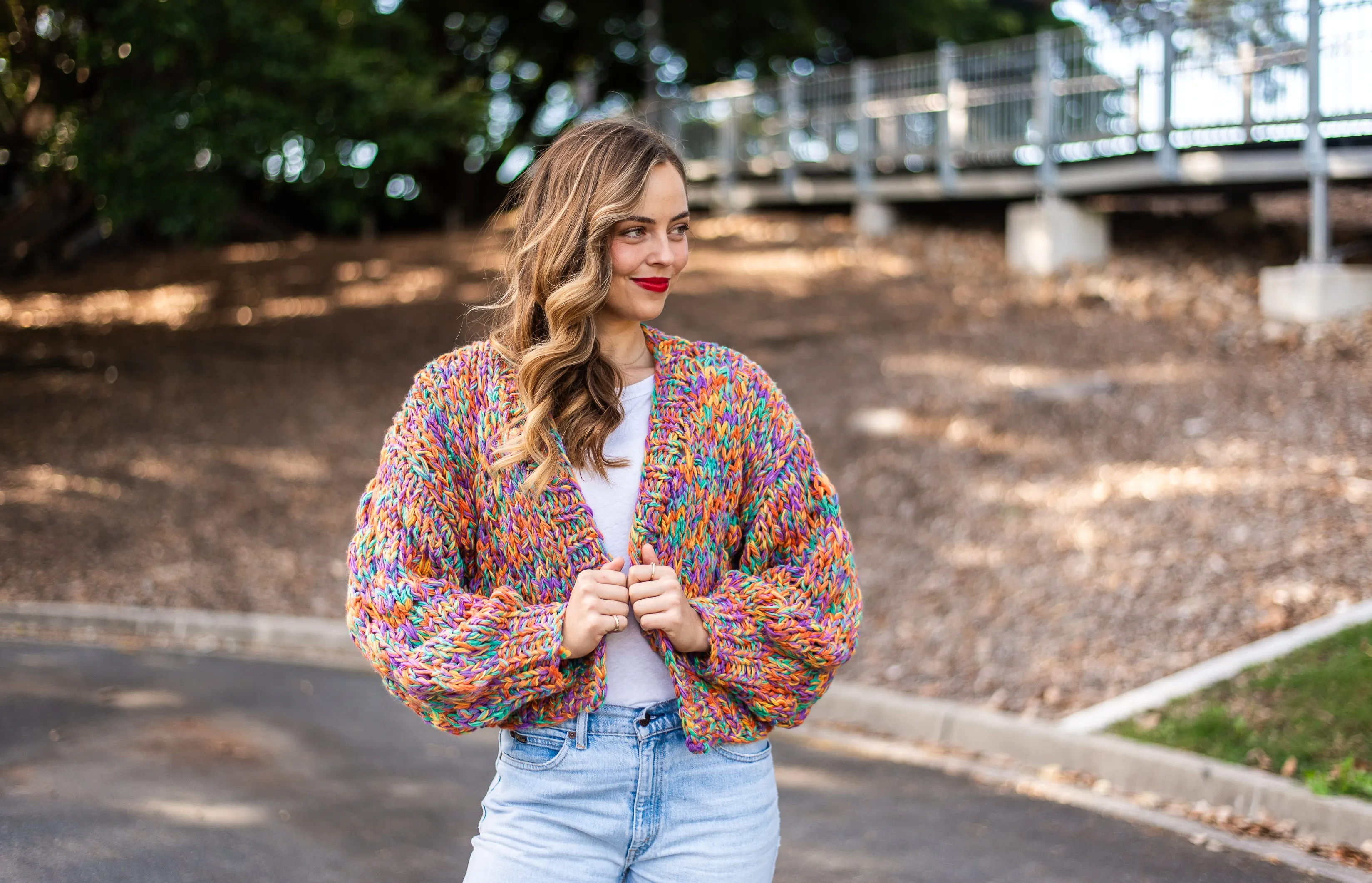 Rainbow Handmade Cardi | Rainbow