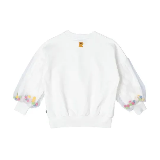 Rock Your Baby - Unicorn Tulle Sleeve Sweatshirt