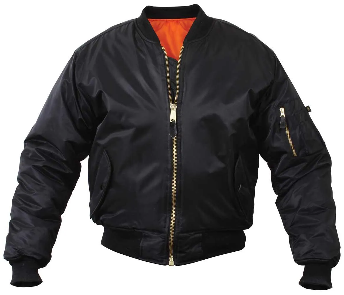 Rothco Mens Classic MA-1 Nylon Flight Jacket