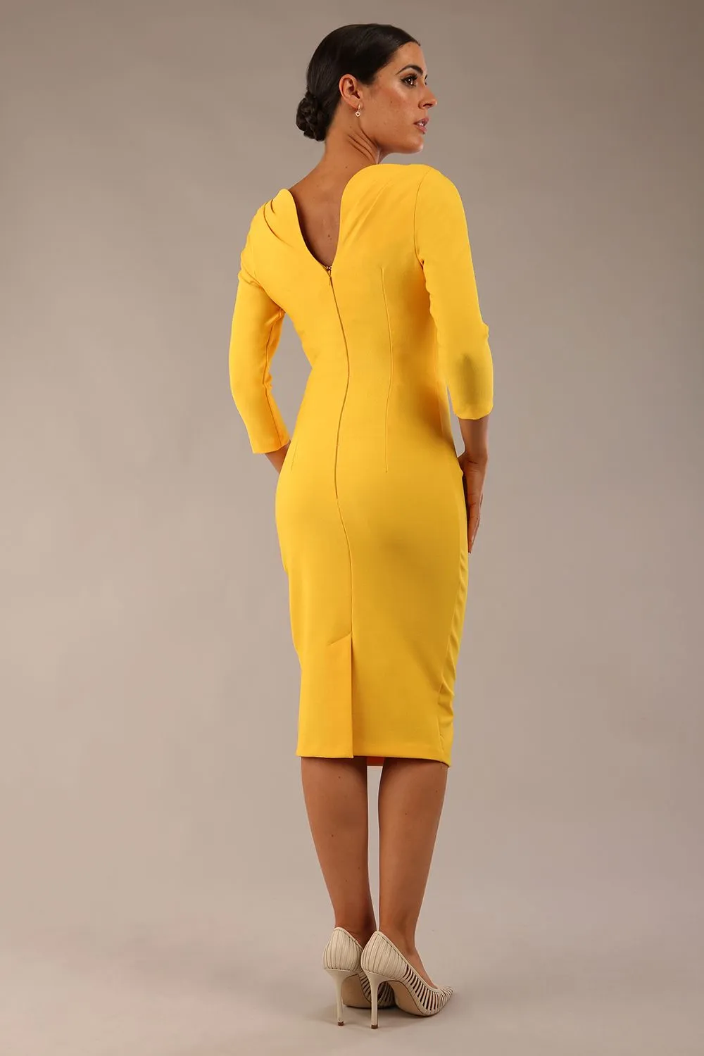 Seed Agatha Sleeved Pencil Dress