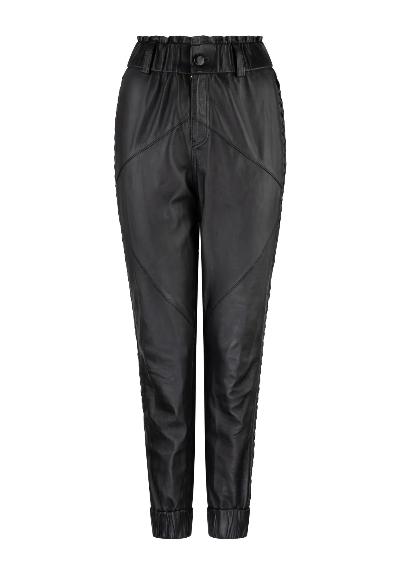 Smocking Leather Pant