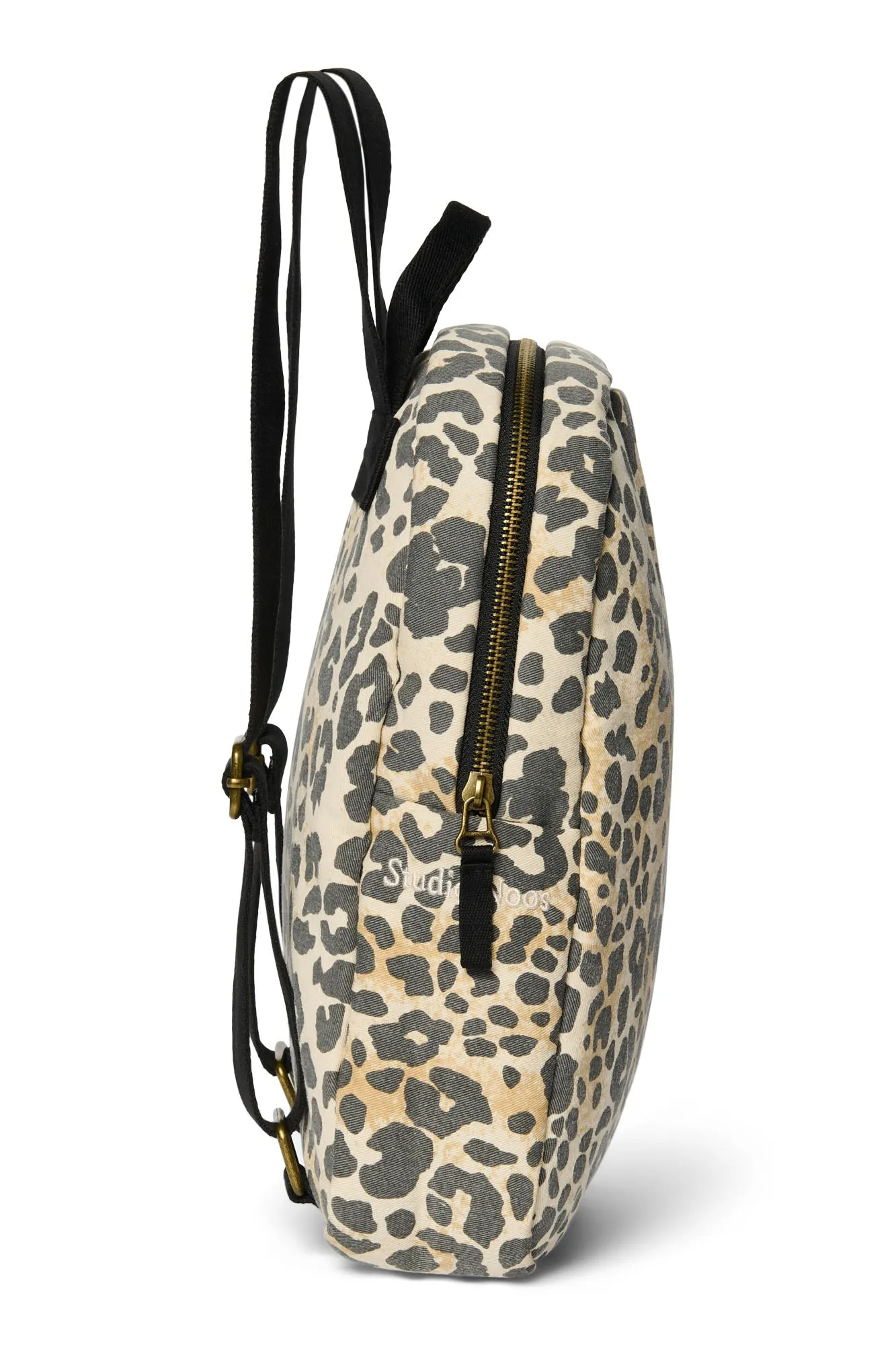 Soft Cotton Leopard Mini Backpack