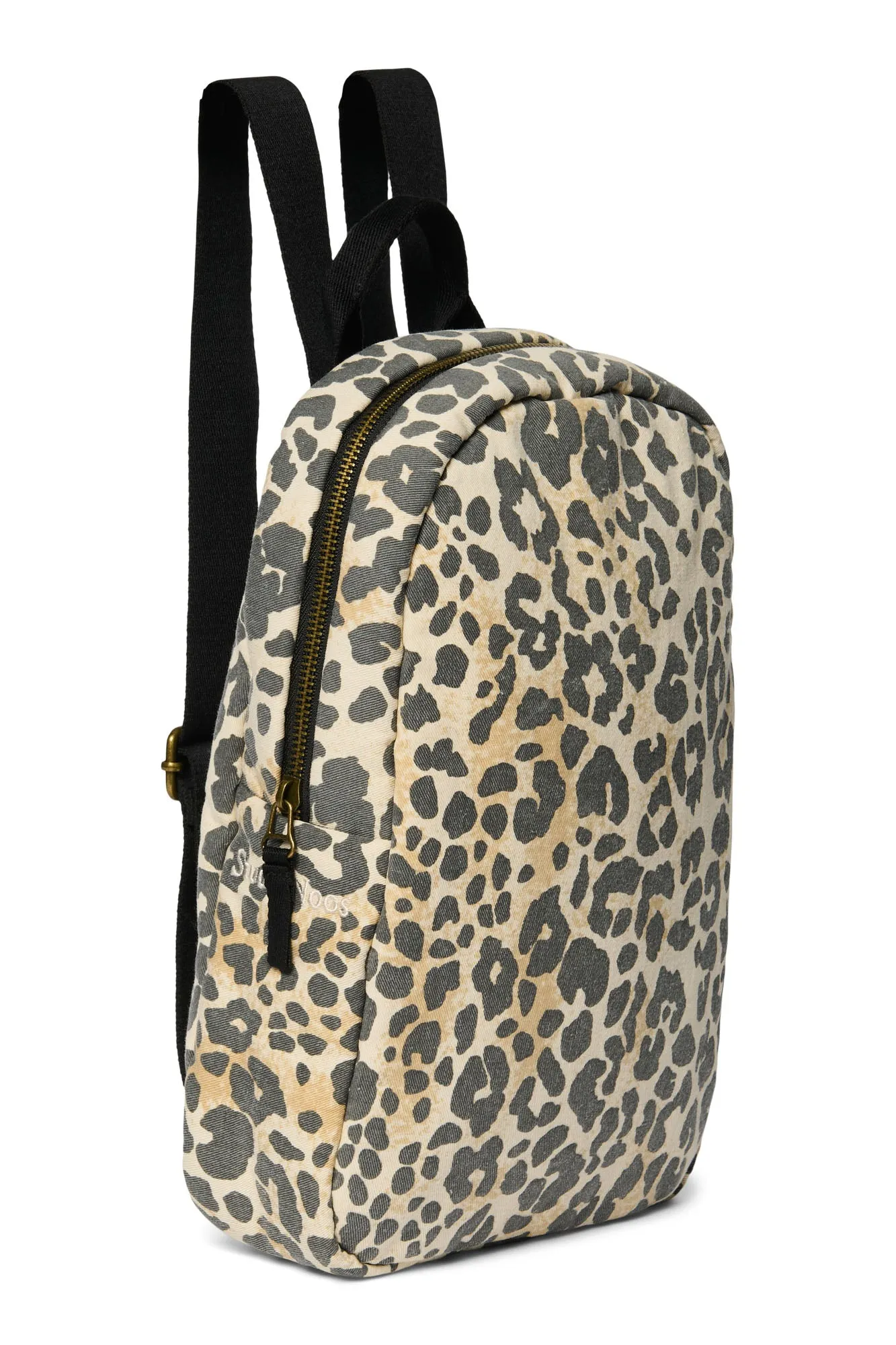 Soft Cotton Leopard Mini Backpack