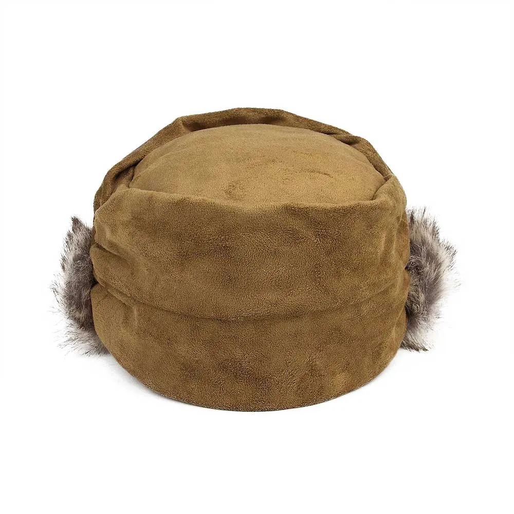 Suede Furry Fashion Newsboy Cap