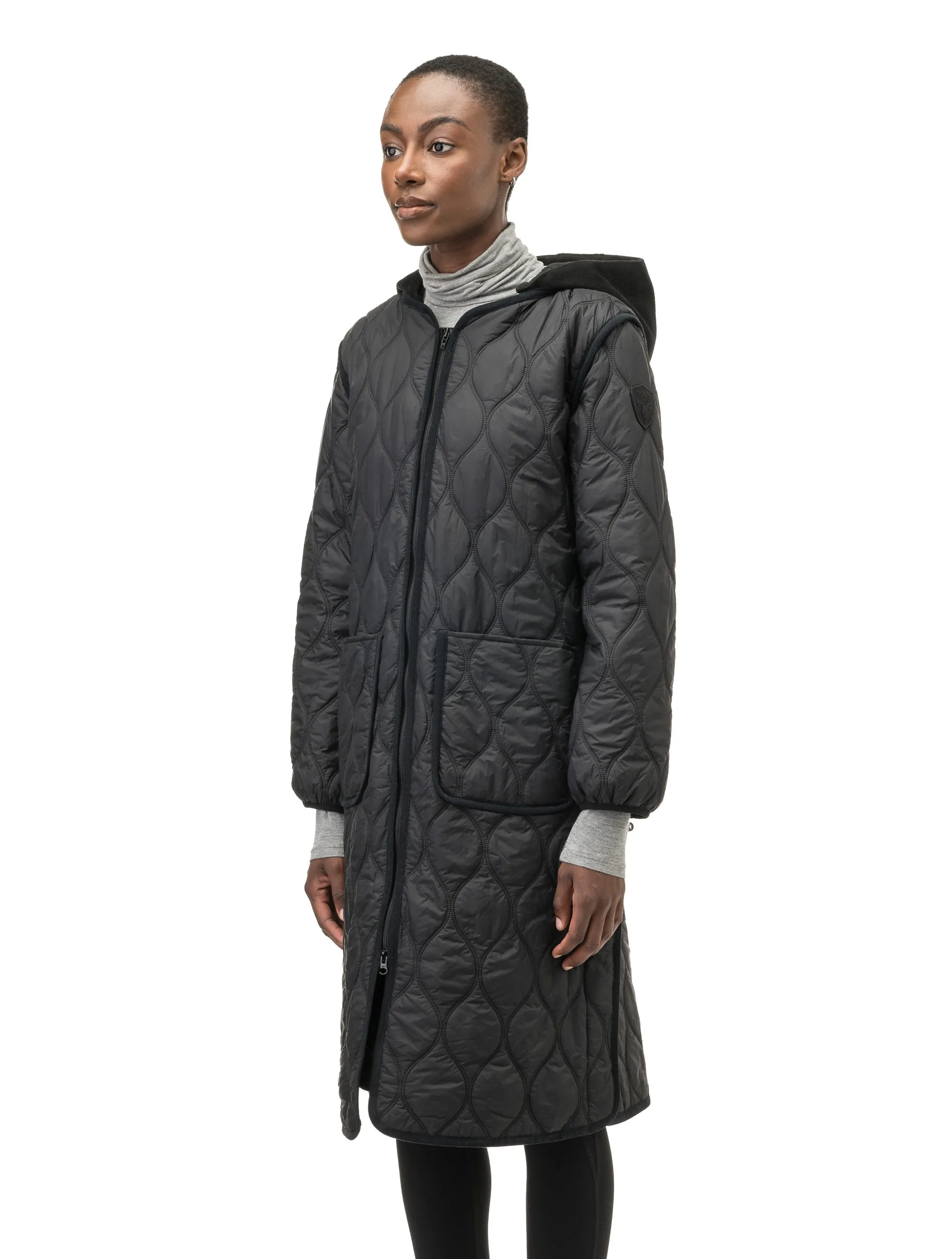 Suri Women's Long Quilted Jacket