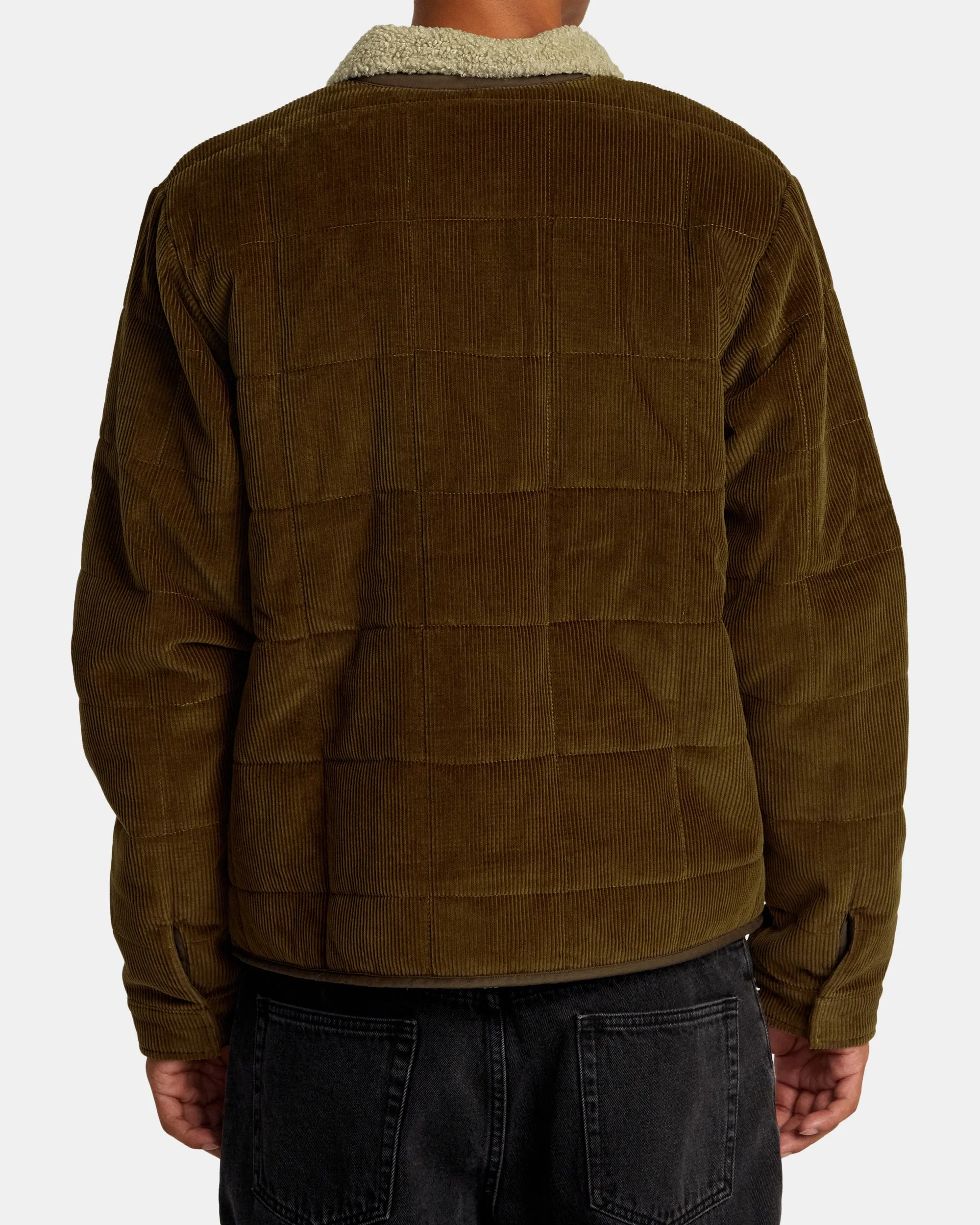 Surplus Sherpa Puffer Jacket - Chocolate