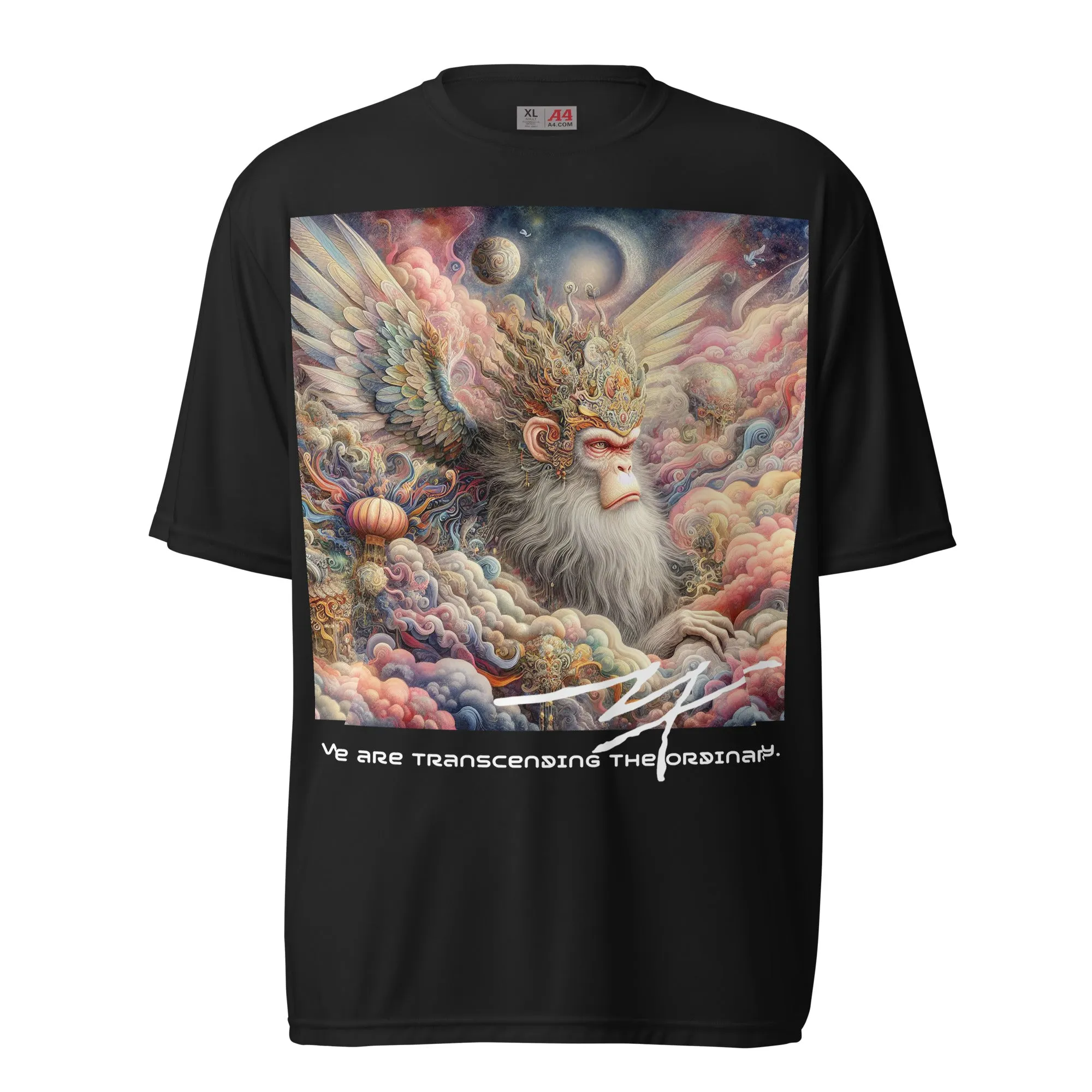 Surreal Monkey King performance crew neck t-shirt