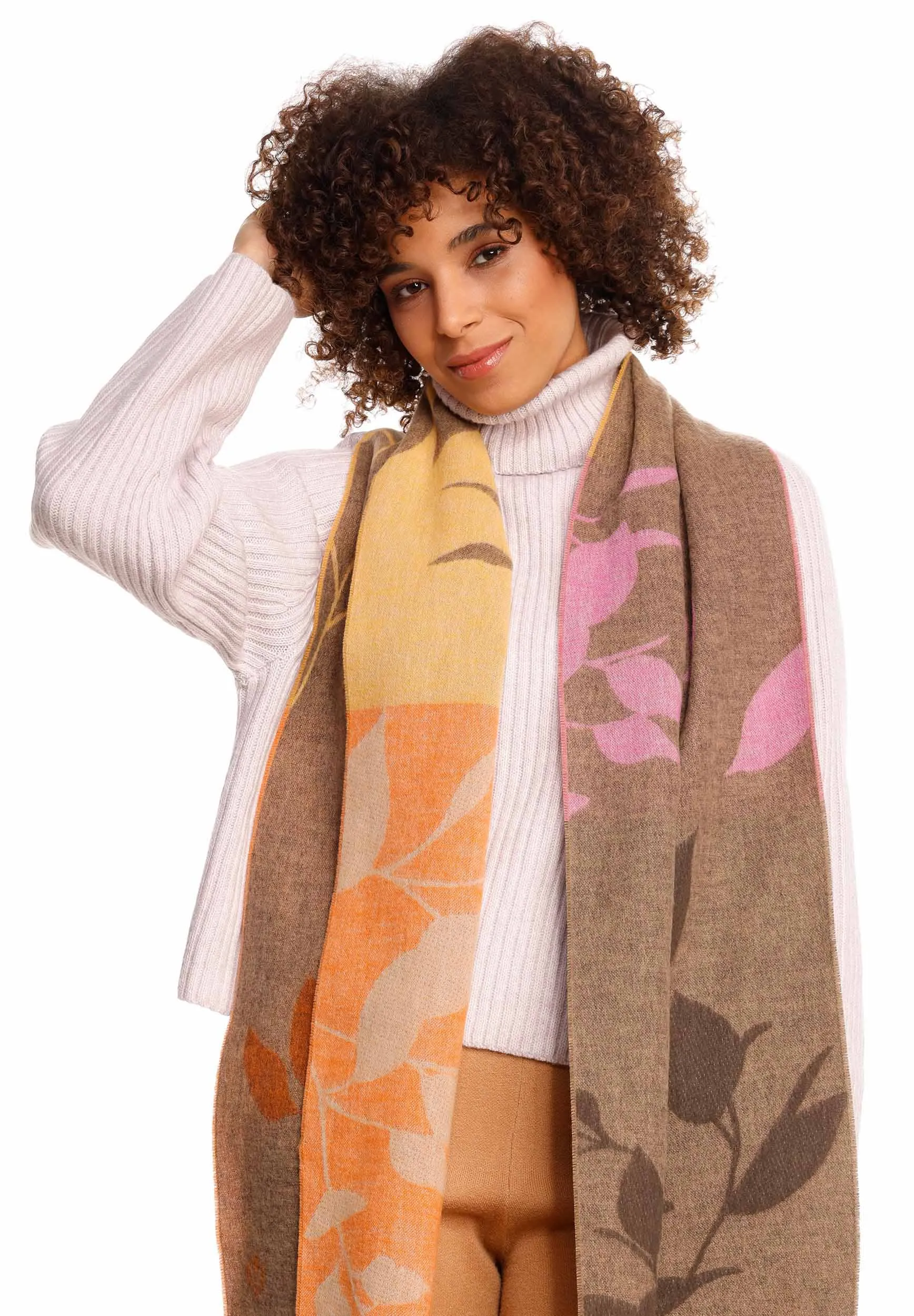 Sustainability Edition Leaves Recycled Scarf