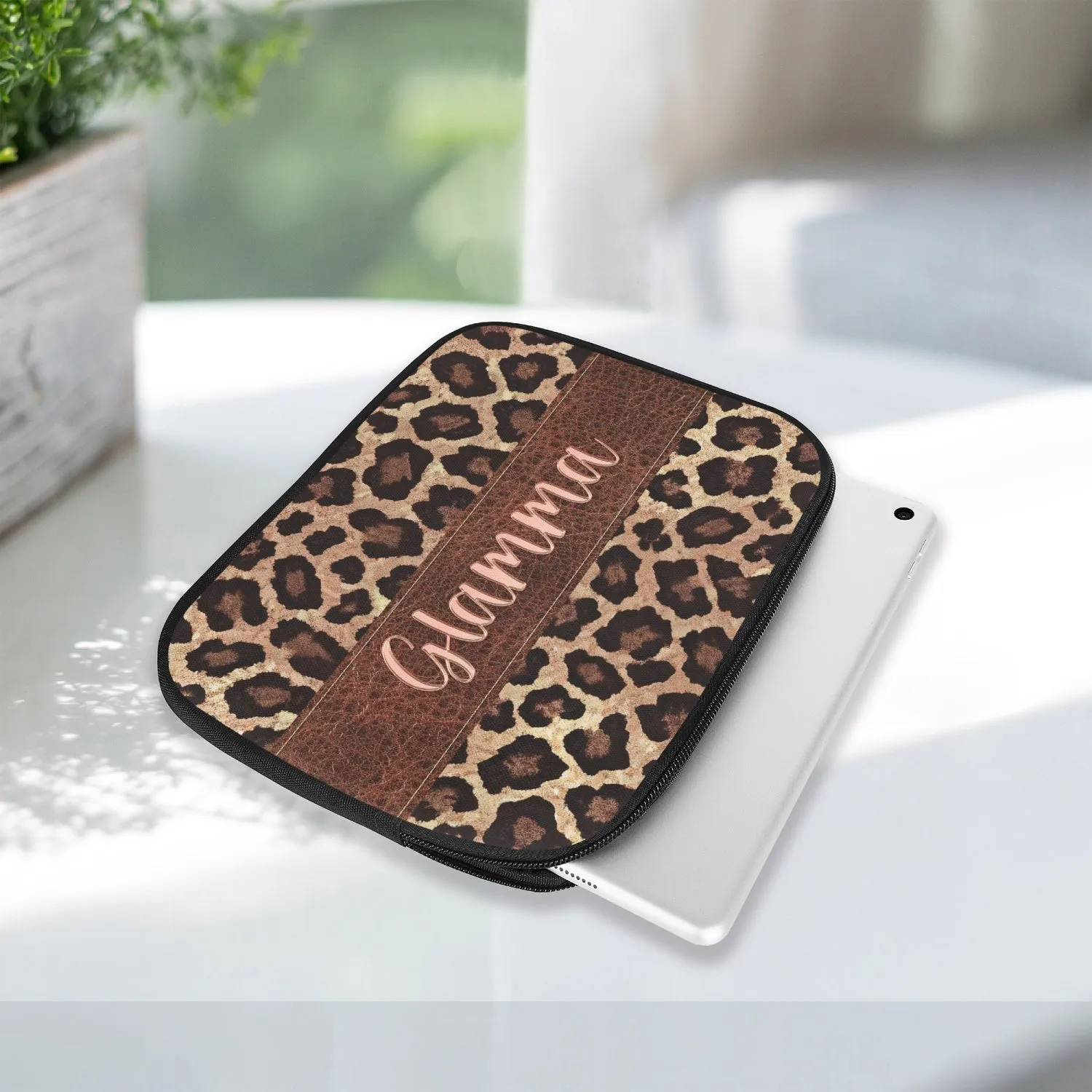 Tablet Sleeve - Leopard Print - Glamma