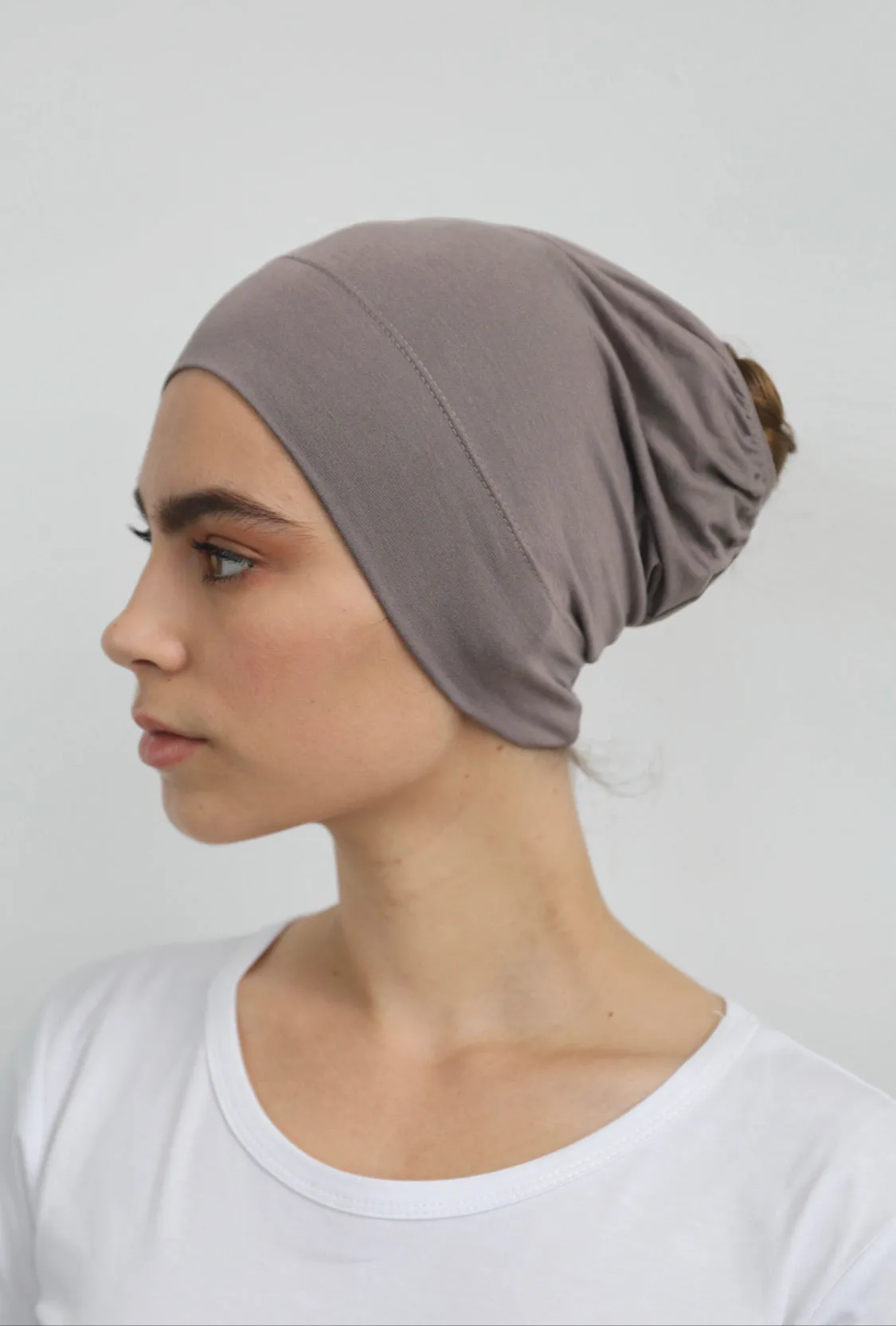 TAUPE BAMBOO CAP